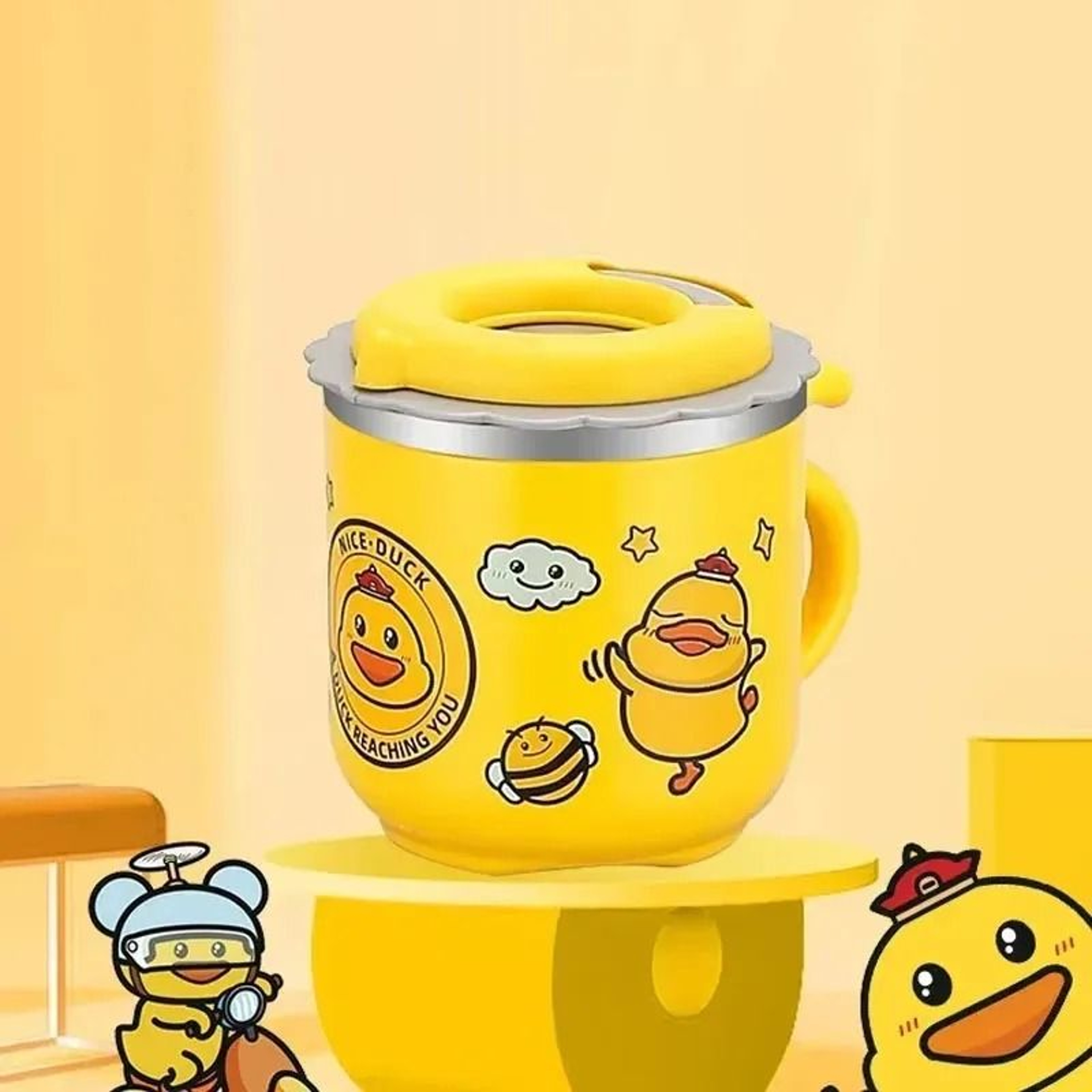 Kids Straw Water Bottle Leakproof Cartoon Sippy Cup 101 Fl Oz 8