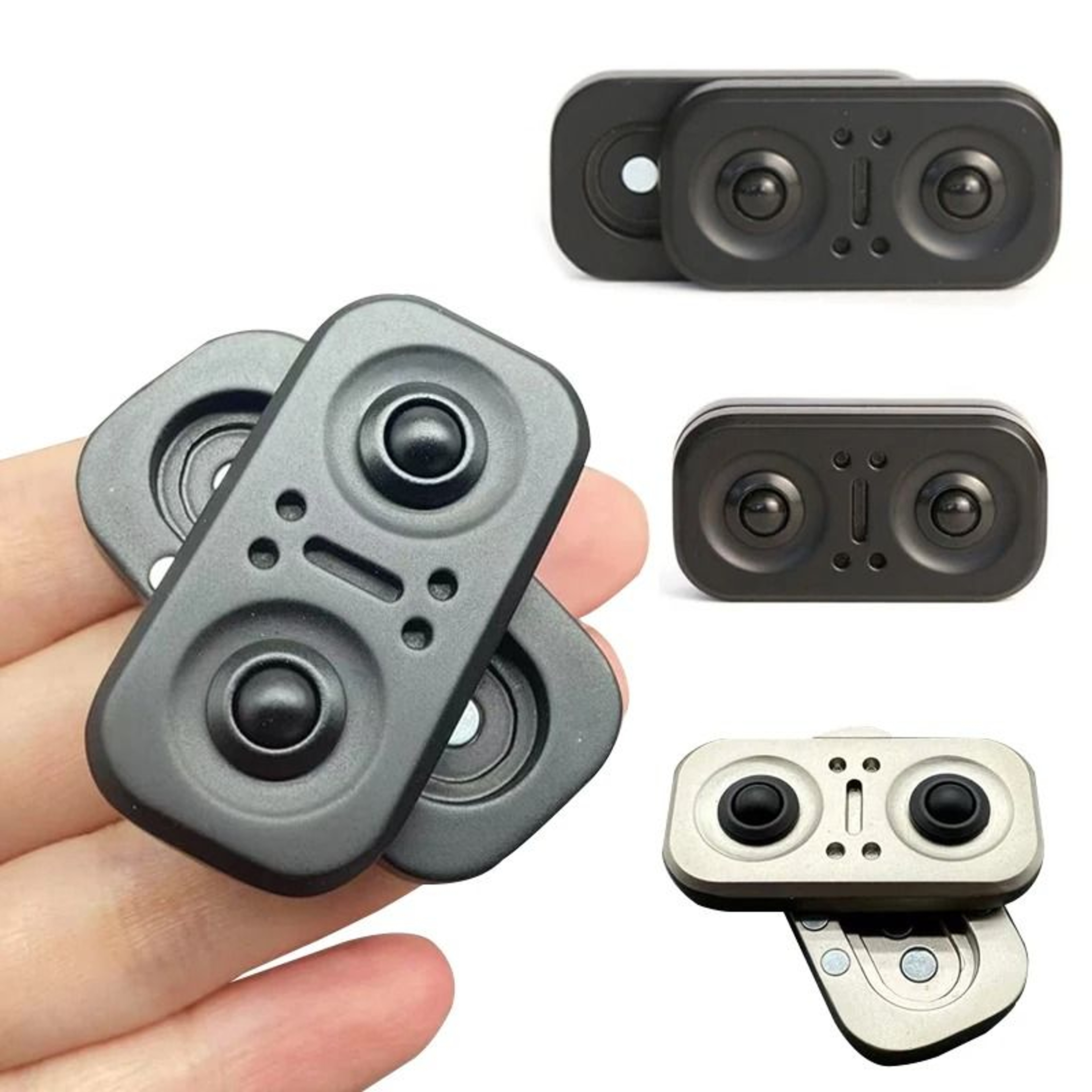 Owl Magnetic Fidget Slider Metal Desk Toy And Hand Spinner 0
