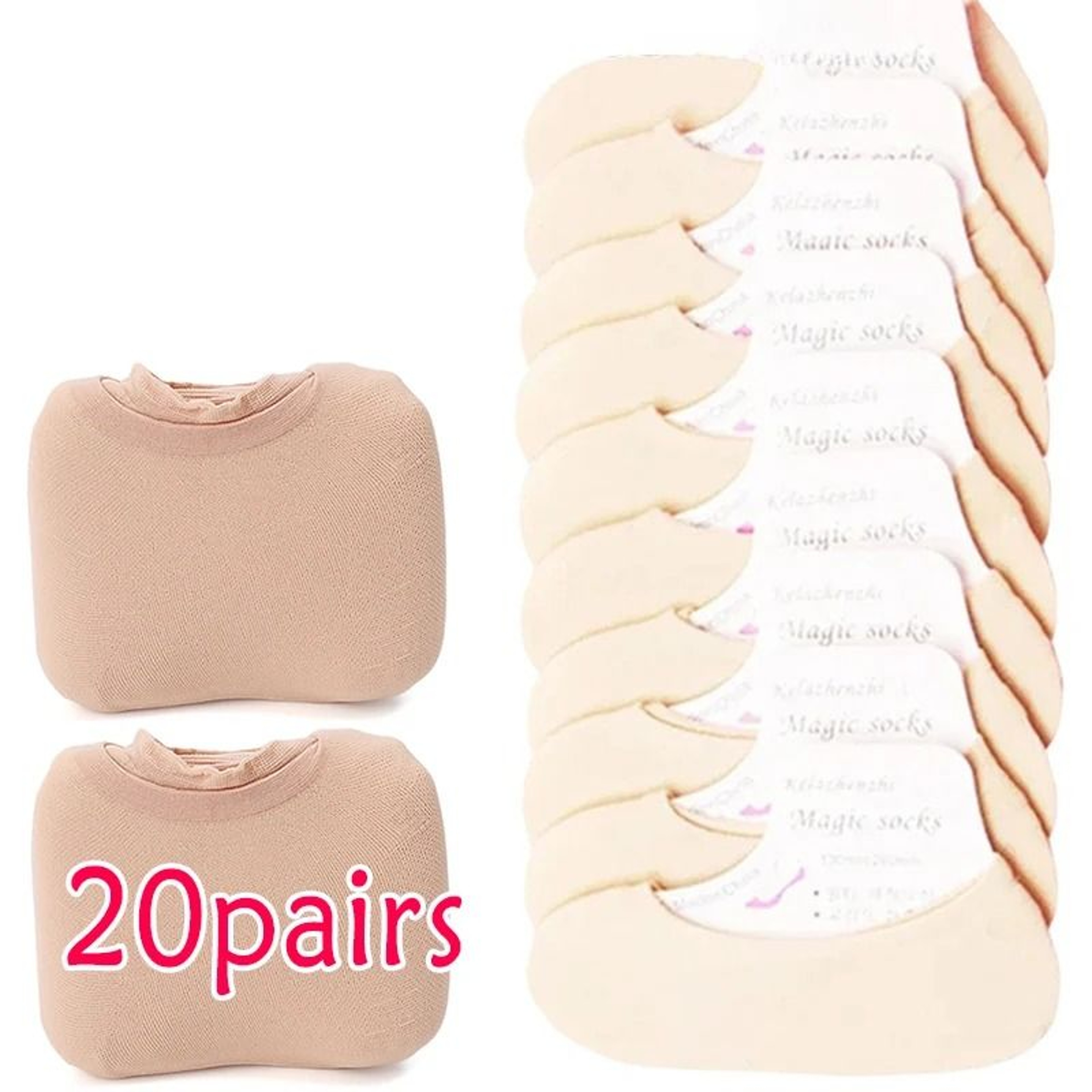 No Show Ice Silk Socks Breathable Non Slip Low Cut Socks Bulk Pack 14