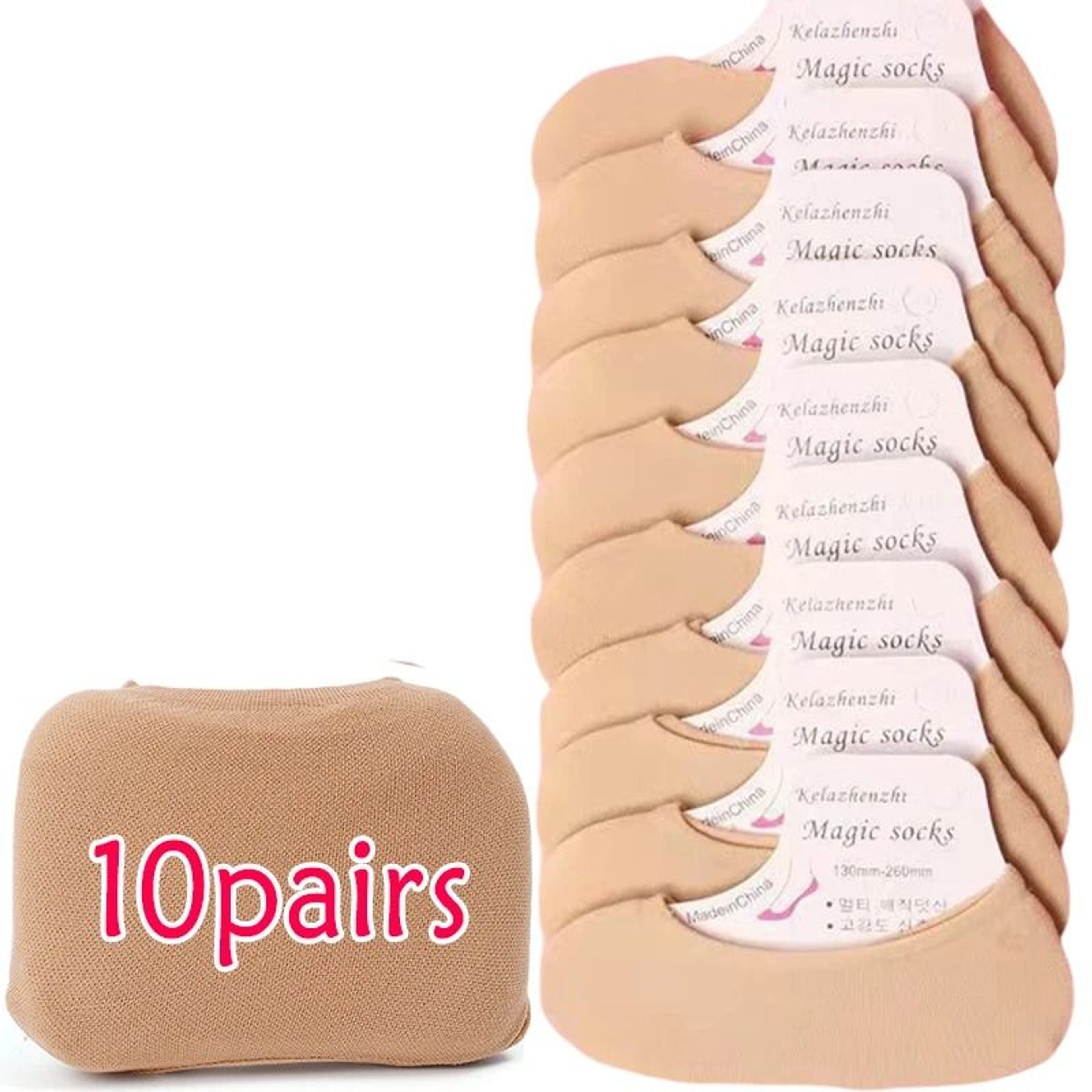 No Show Ice Silk Socks Breathable Non Slip Low Cut Socks Bulk Pack 15