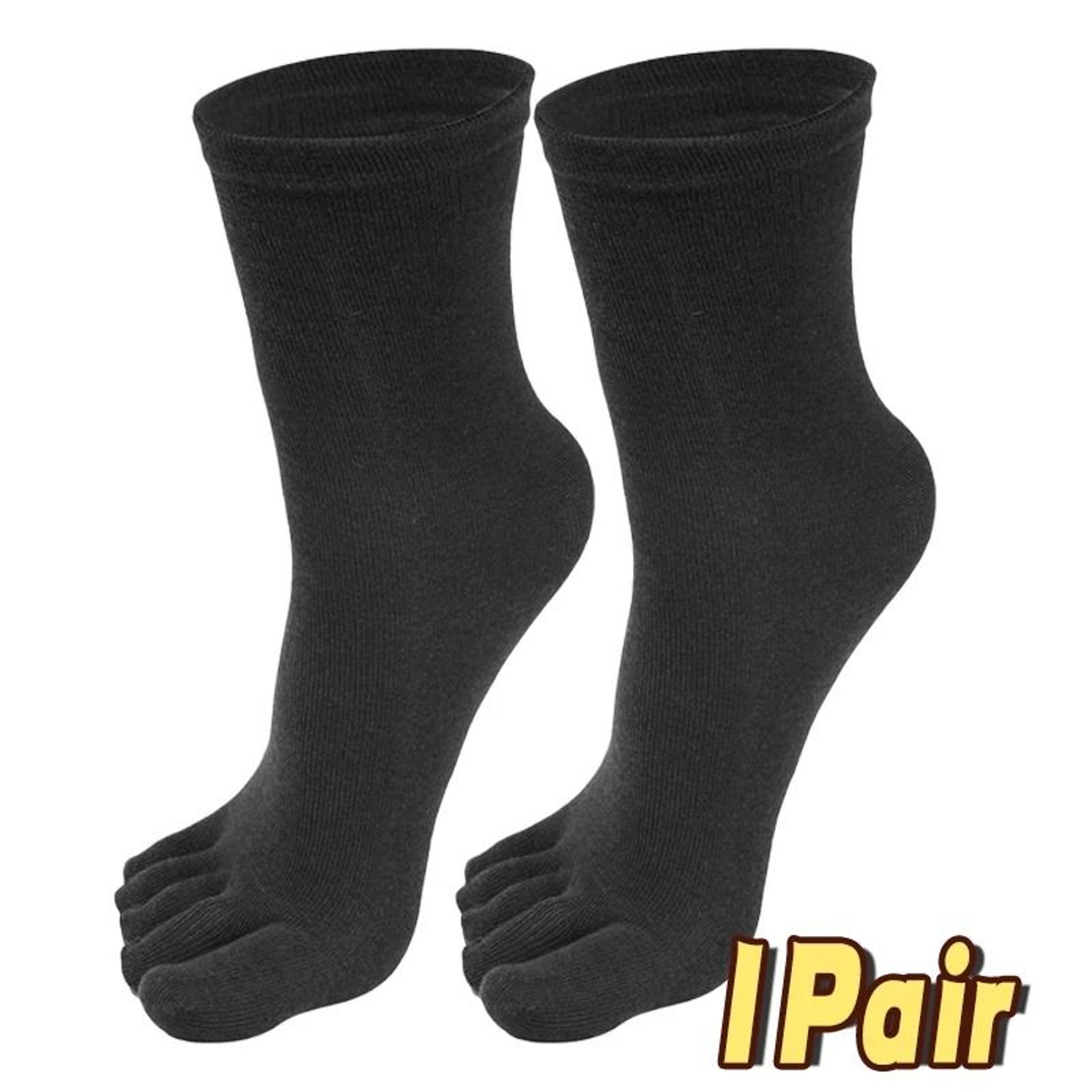 Mens Five Finger Toe Socks Breathable Athletic Split Toe Comfort Socks 10
