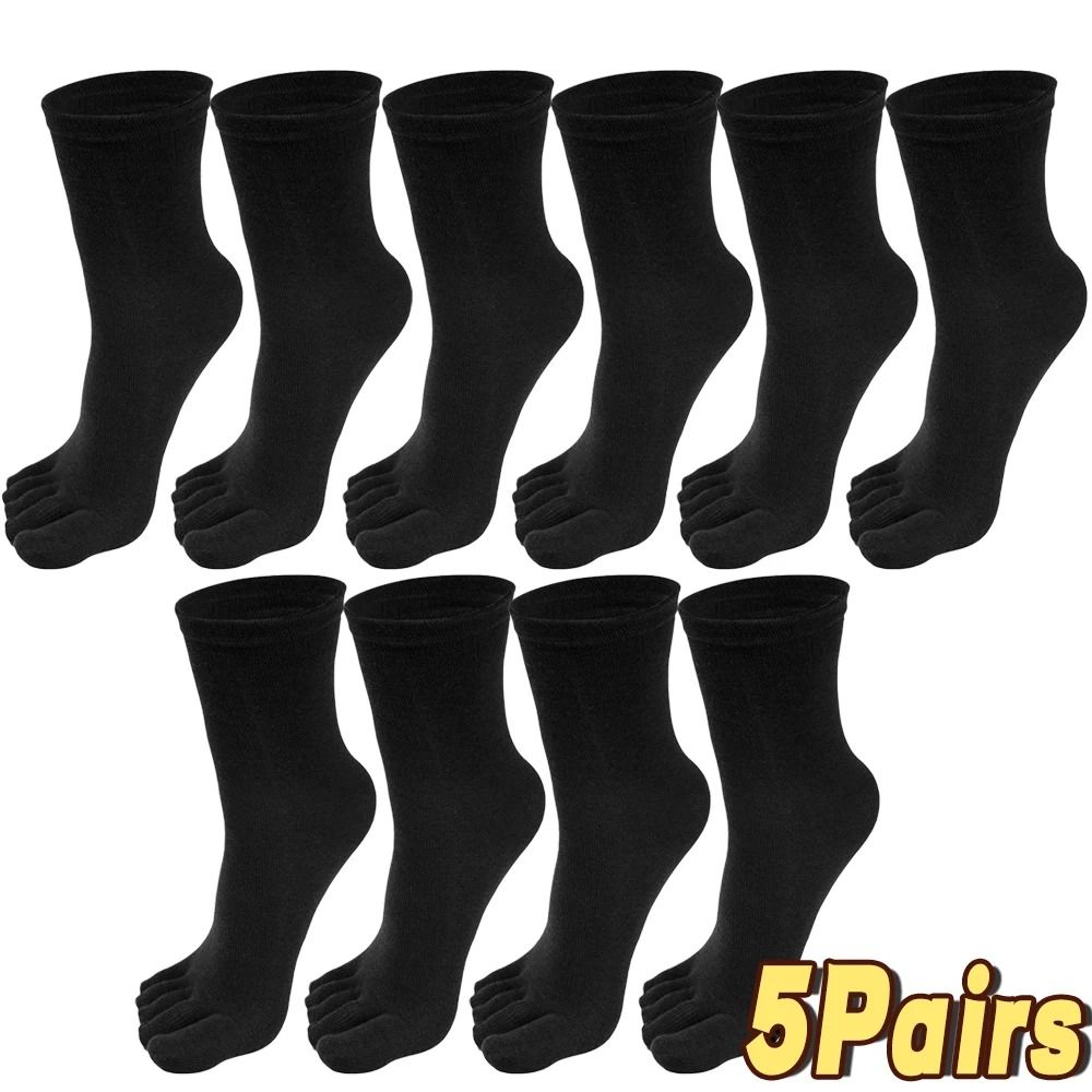 Mens Five Finger Toe Socks Breathable Athletic Split Toe Comfort Socks 20