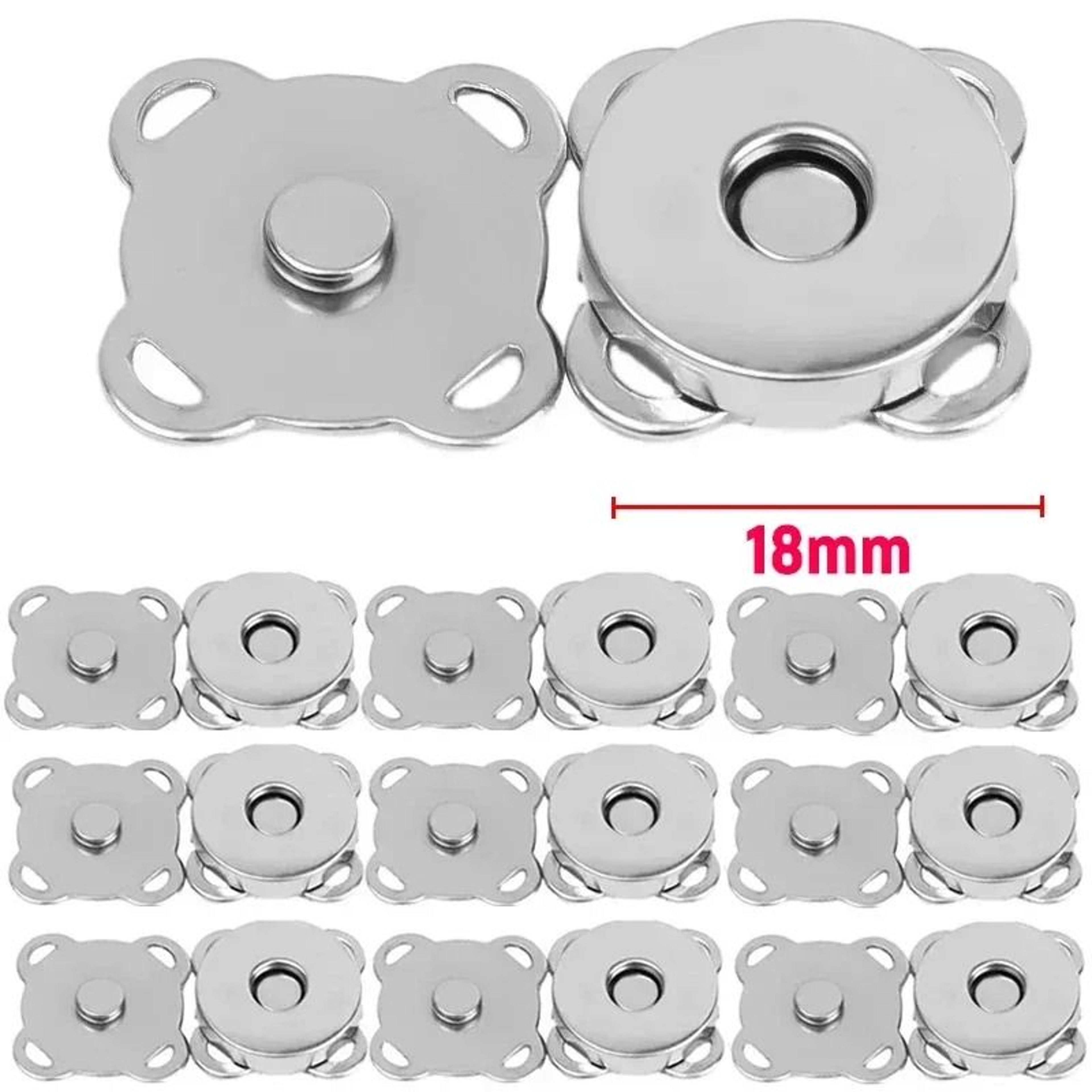 Magnetic Snap Button Closures For Handbags Wallets And DIY Craft Projects 13