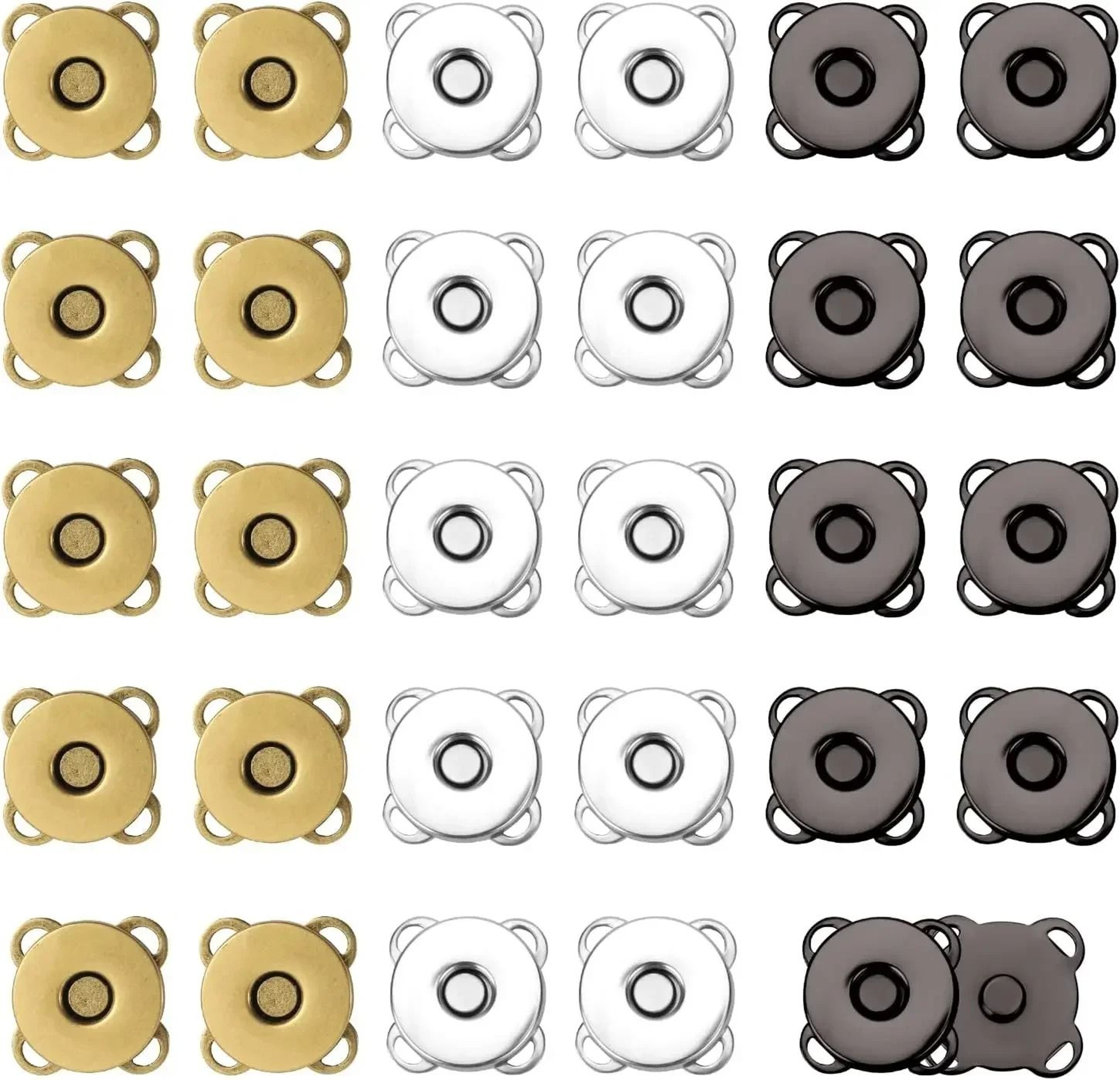 Magnetic Snap Button Closures For Handbags Wallets And DIY Craft Projects 2