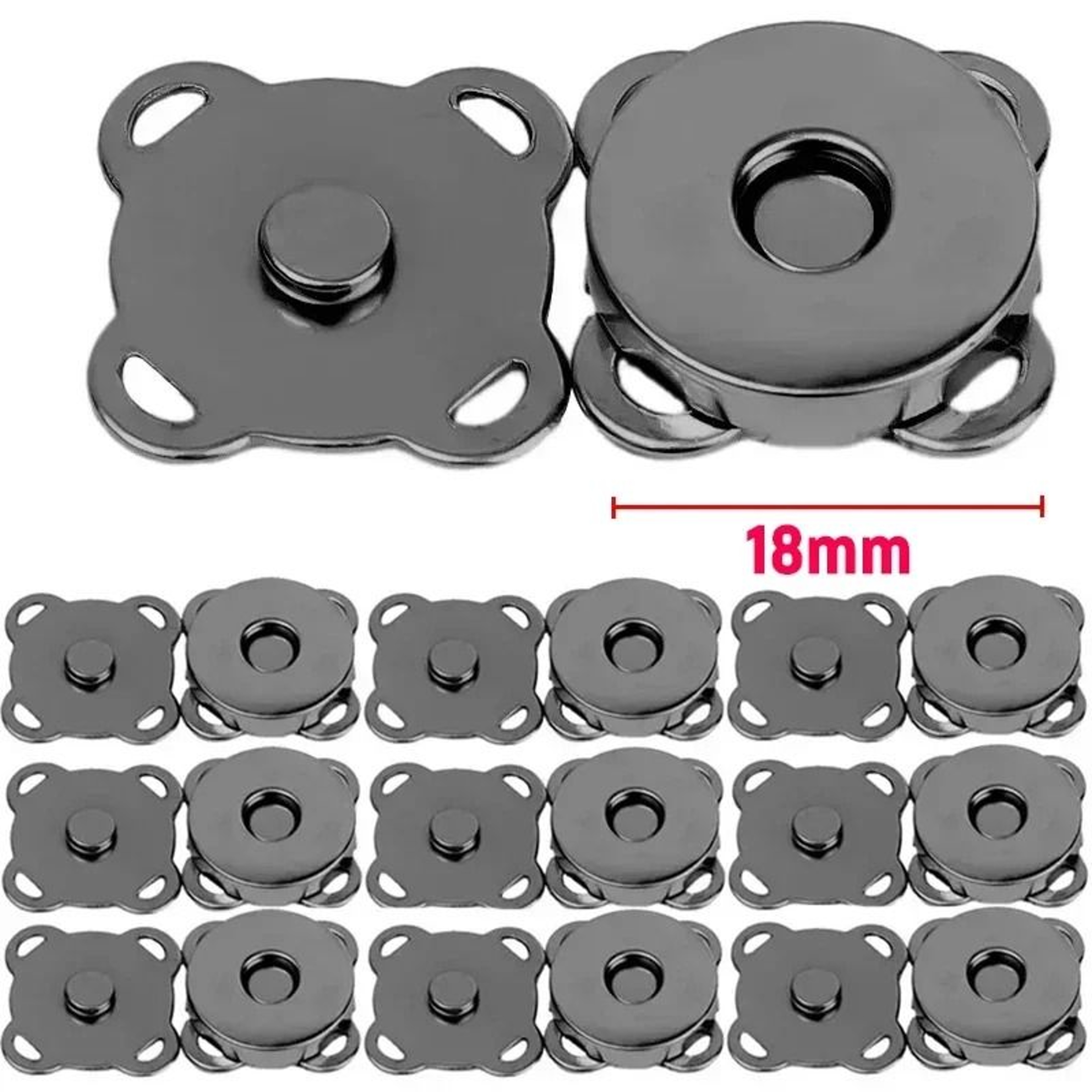 Magnetic Snap Button Closures For Handbags Wallets And DIY Craft Projects 6