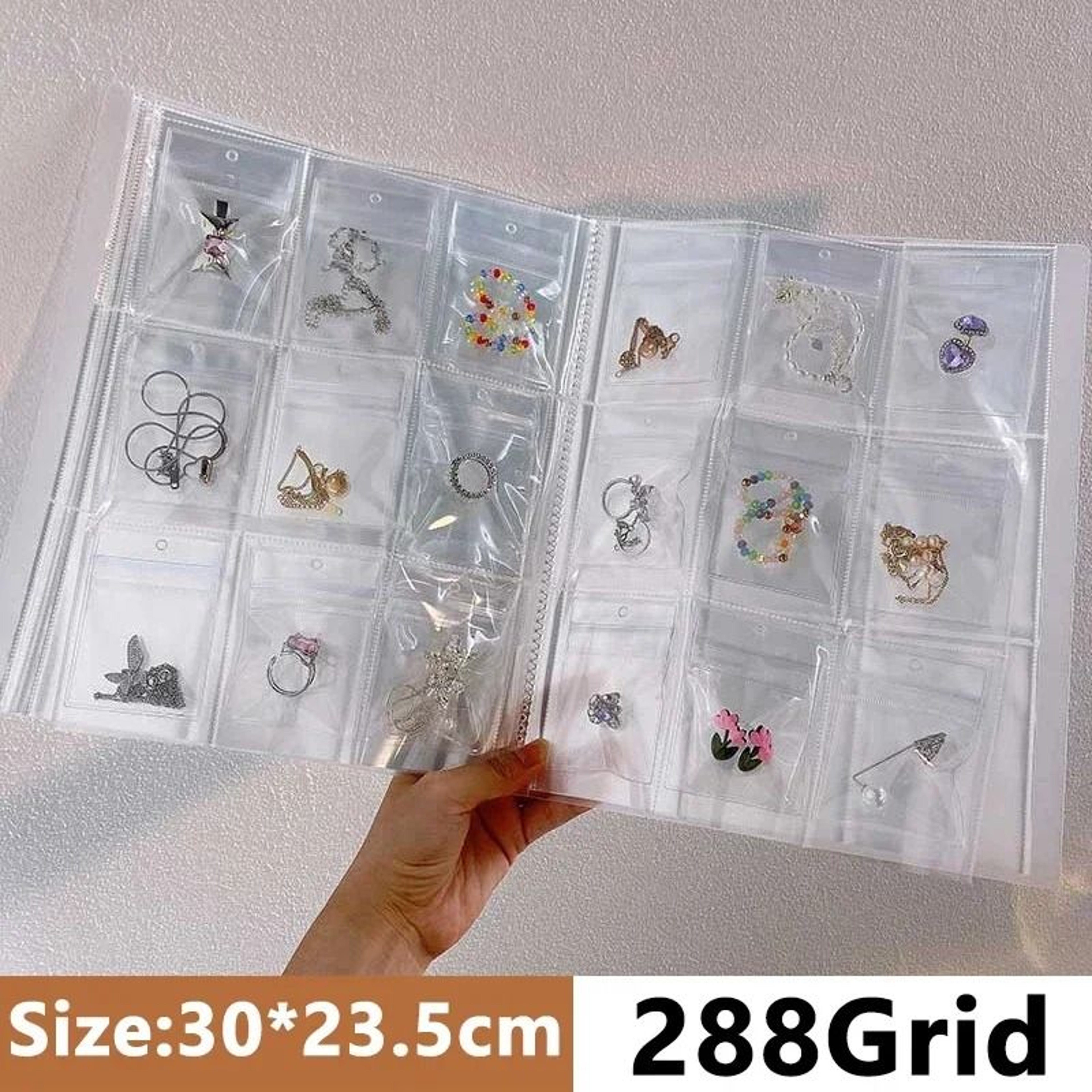 Anti Tarnish Jewelry Storage Album Organizer Book For Necklaces Rings And Bracelets 10