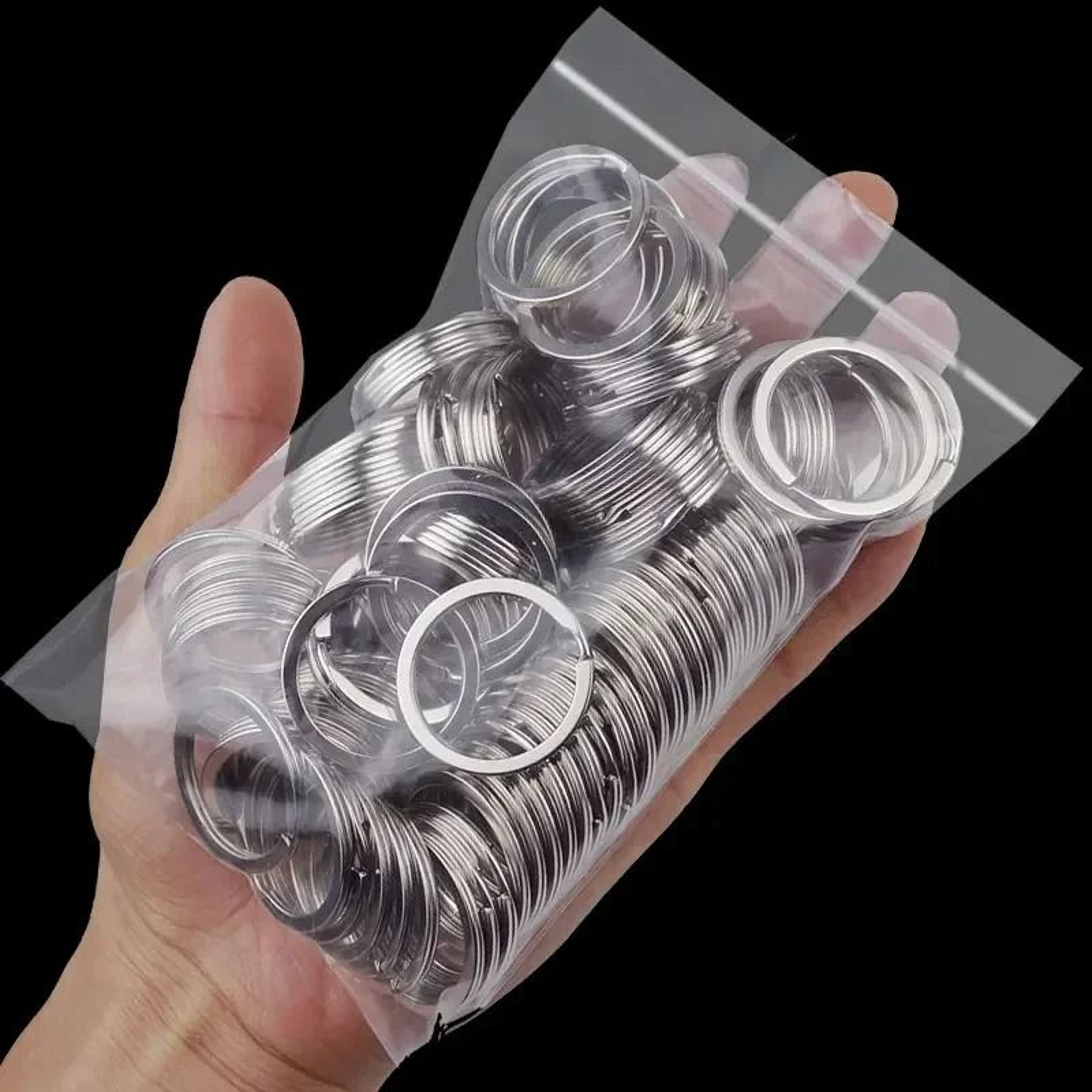 Stainless Steel Split Key Rings For DIY Keychains Jewelry And Craft Projects 1