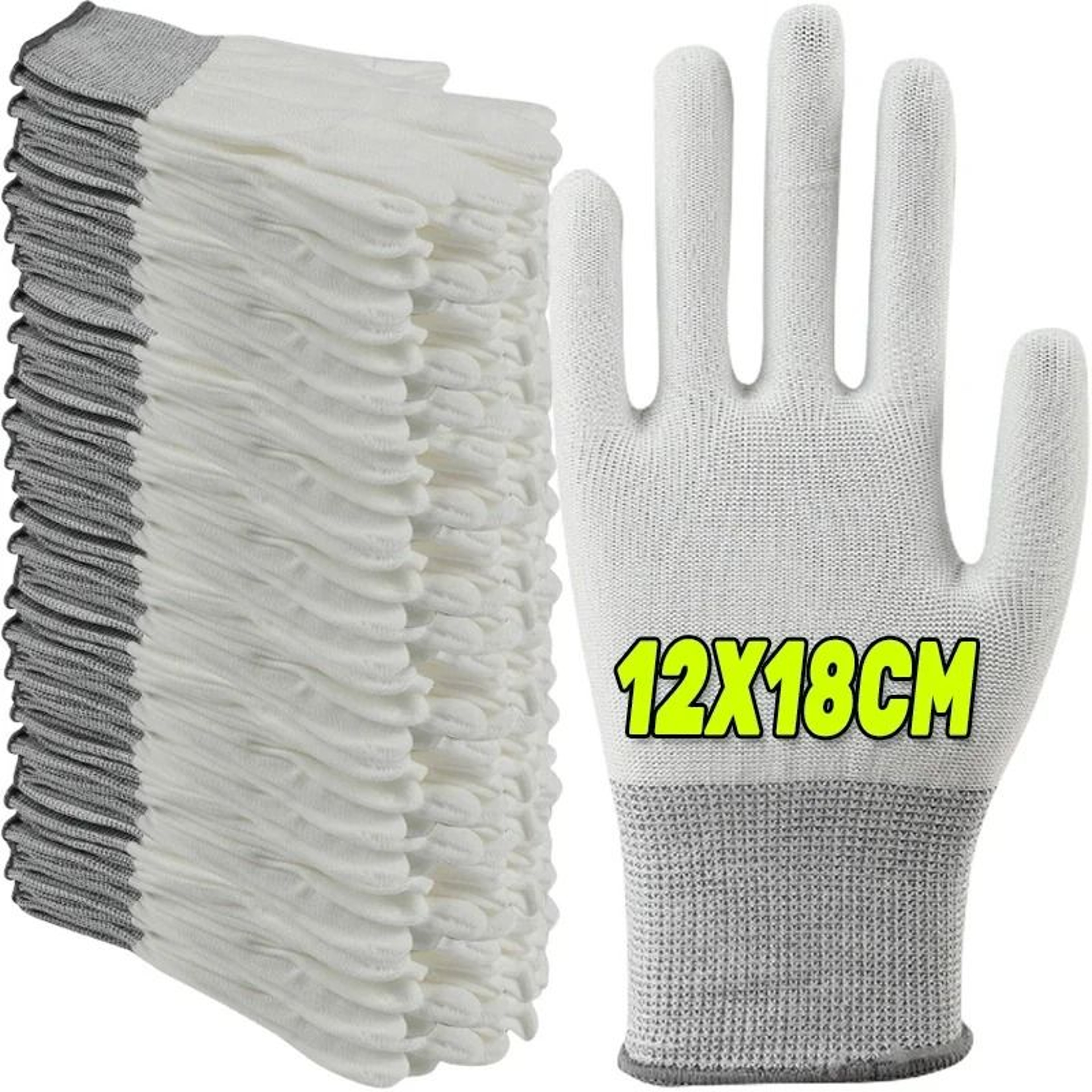 AntiStatic ESD Work Gloves PU Coated Finger Protection Gloves For Electronics Repair And Precision  8