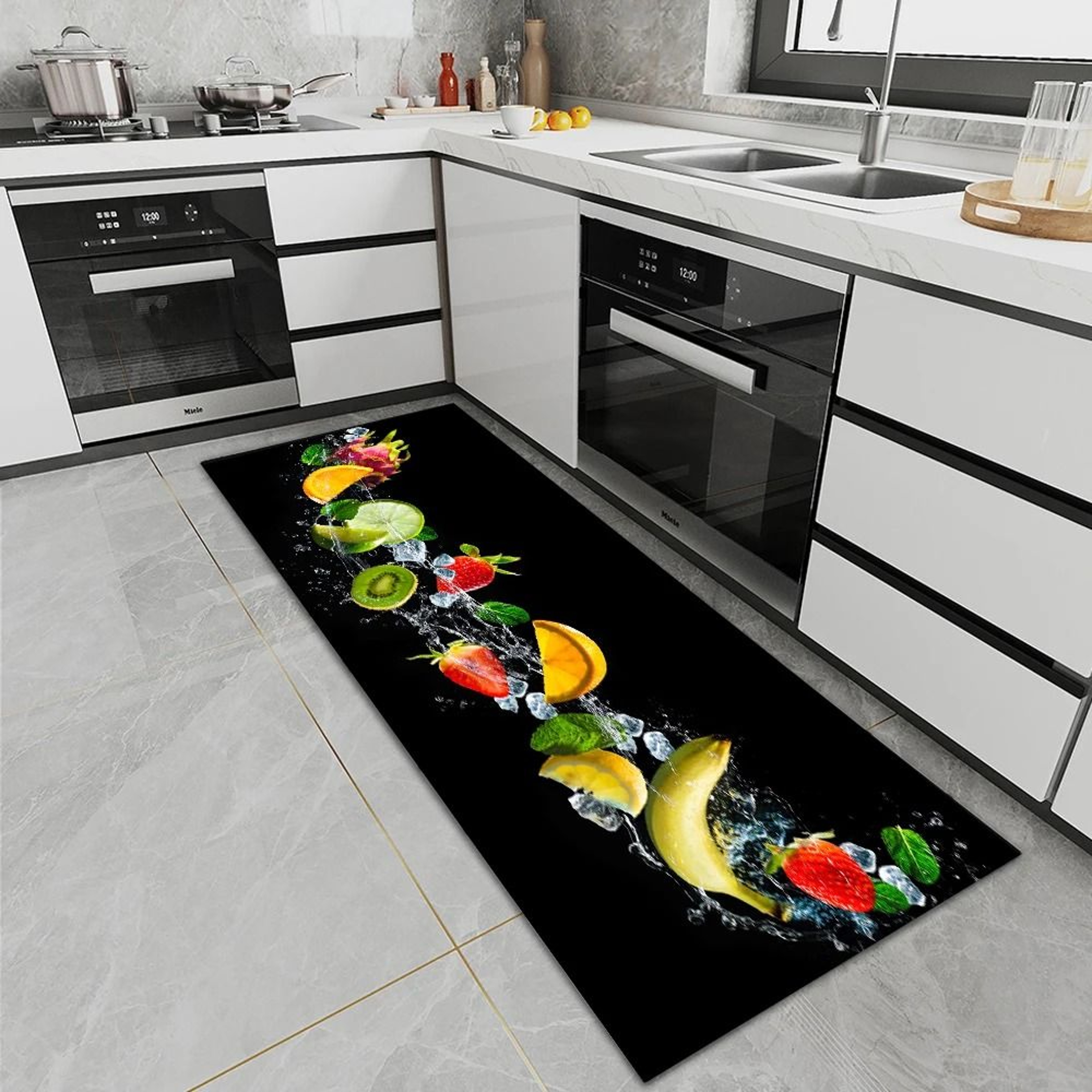 Waterproof Non Slip Kitchen Floor Mat For Home Entrance Laundry Room And Hallway 18