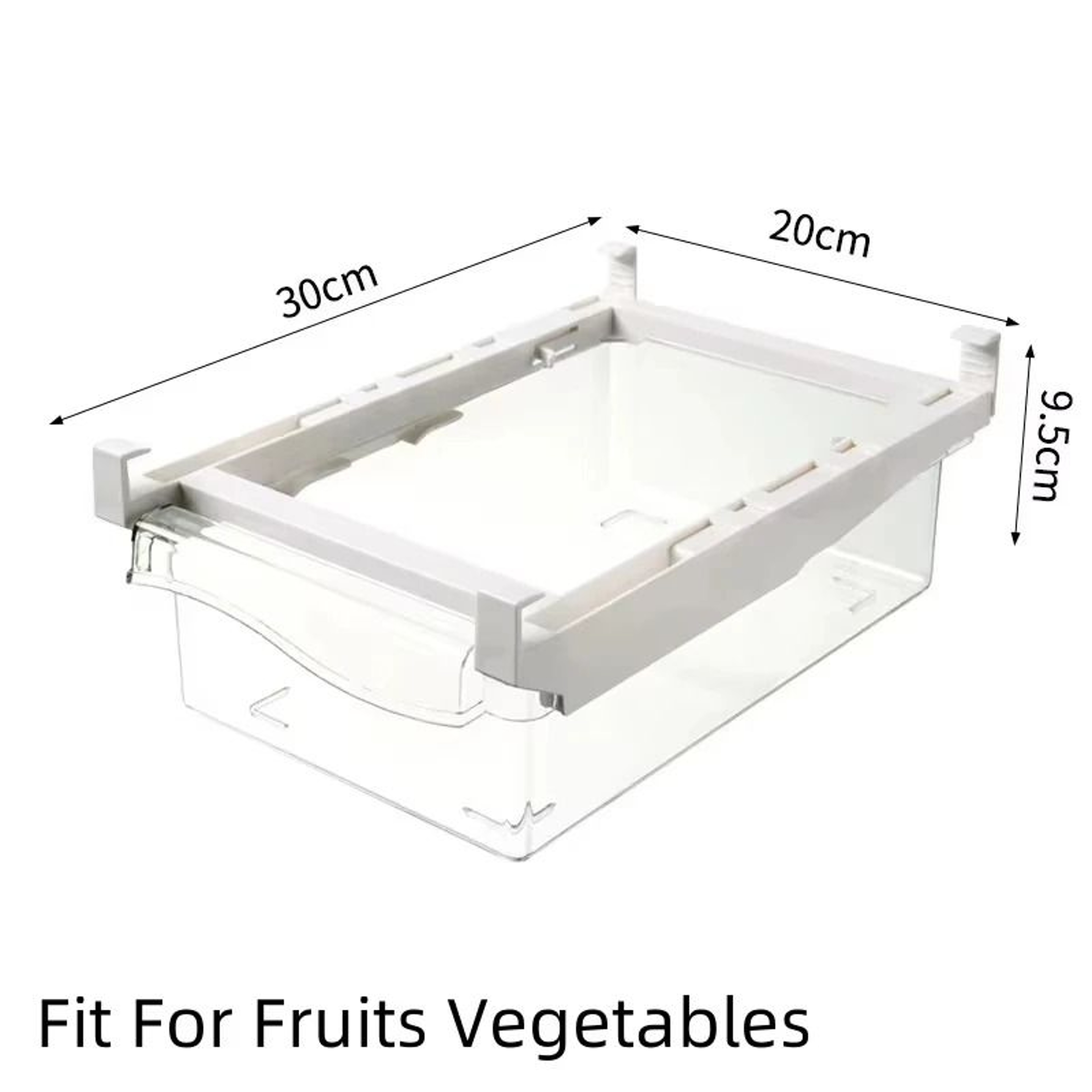 Adjustable Refrigerator Drawer Storage Box For Fruits Vegetables And Food Organization 5