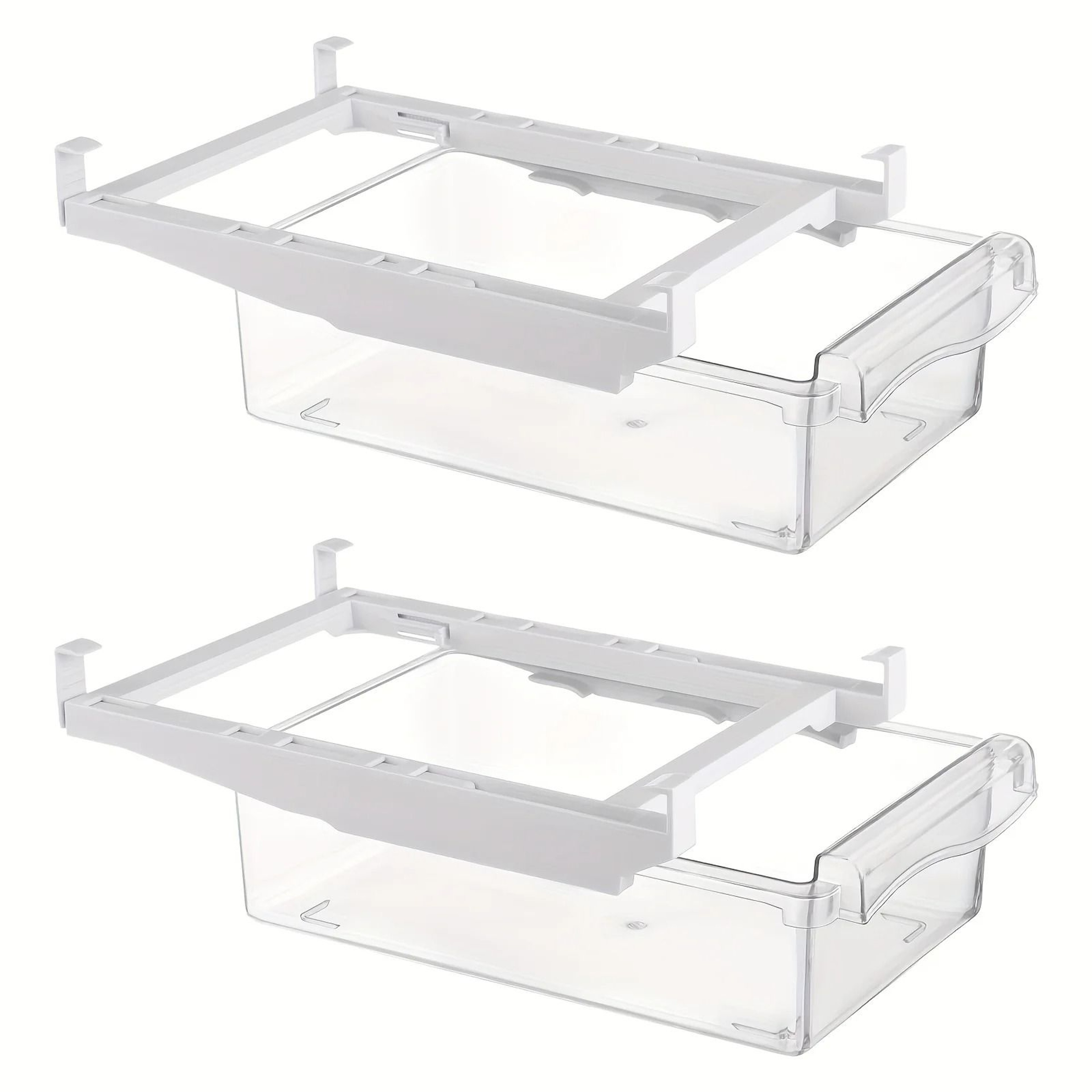 Adjustable Refrigerator Drawer Storage Box For Fruits Vegetables And Food Organization 7