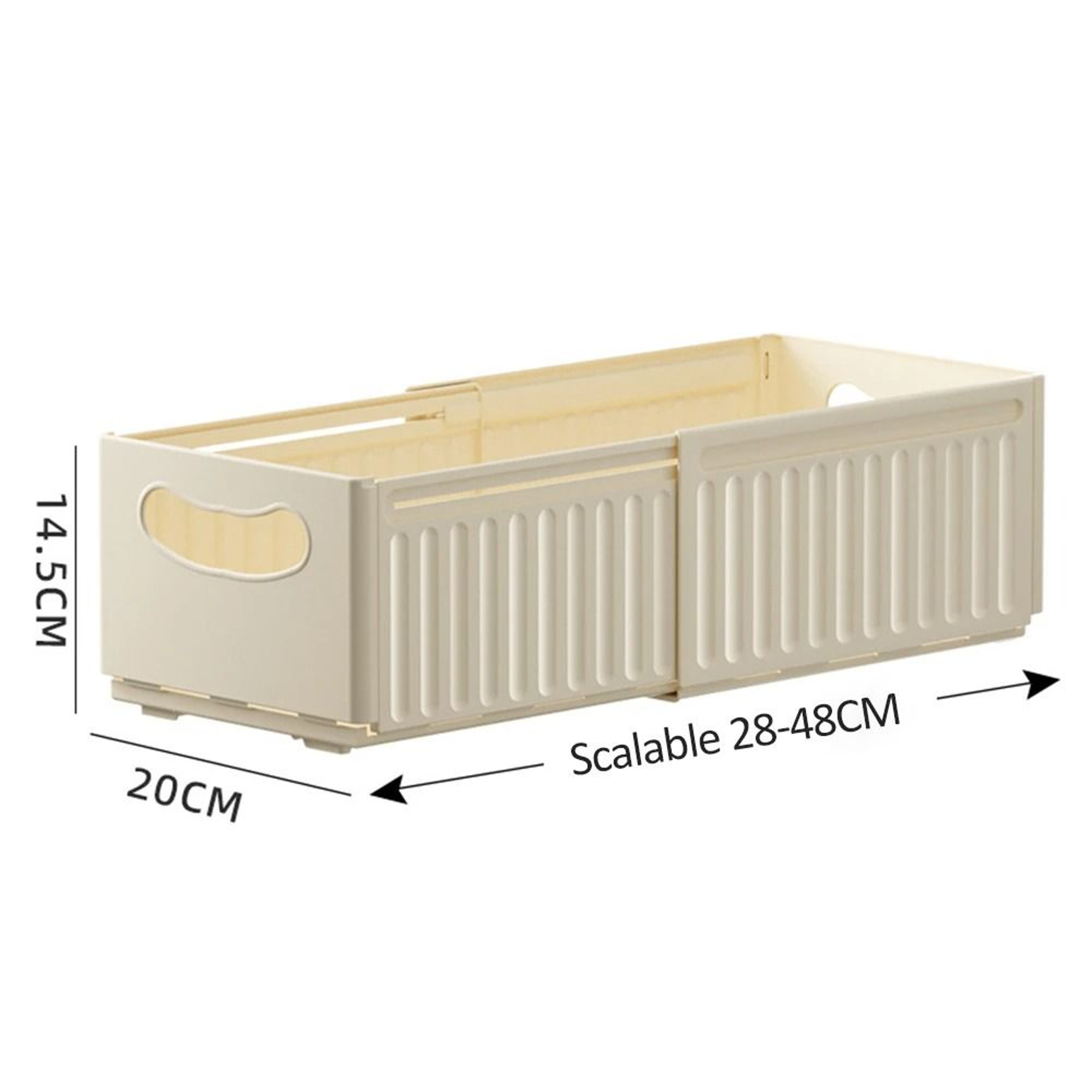 Expandable Kitchen Storage Basket Retractable Cabinet And Refrigerator Organizer 7