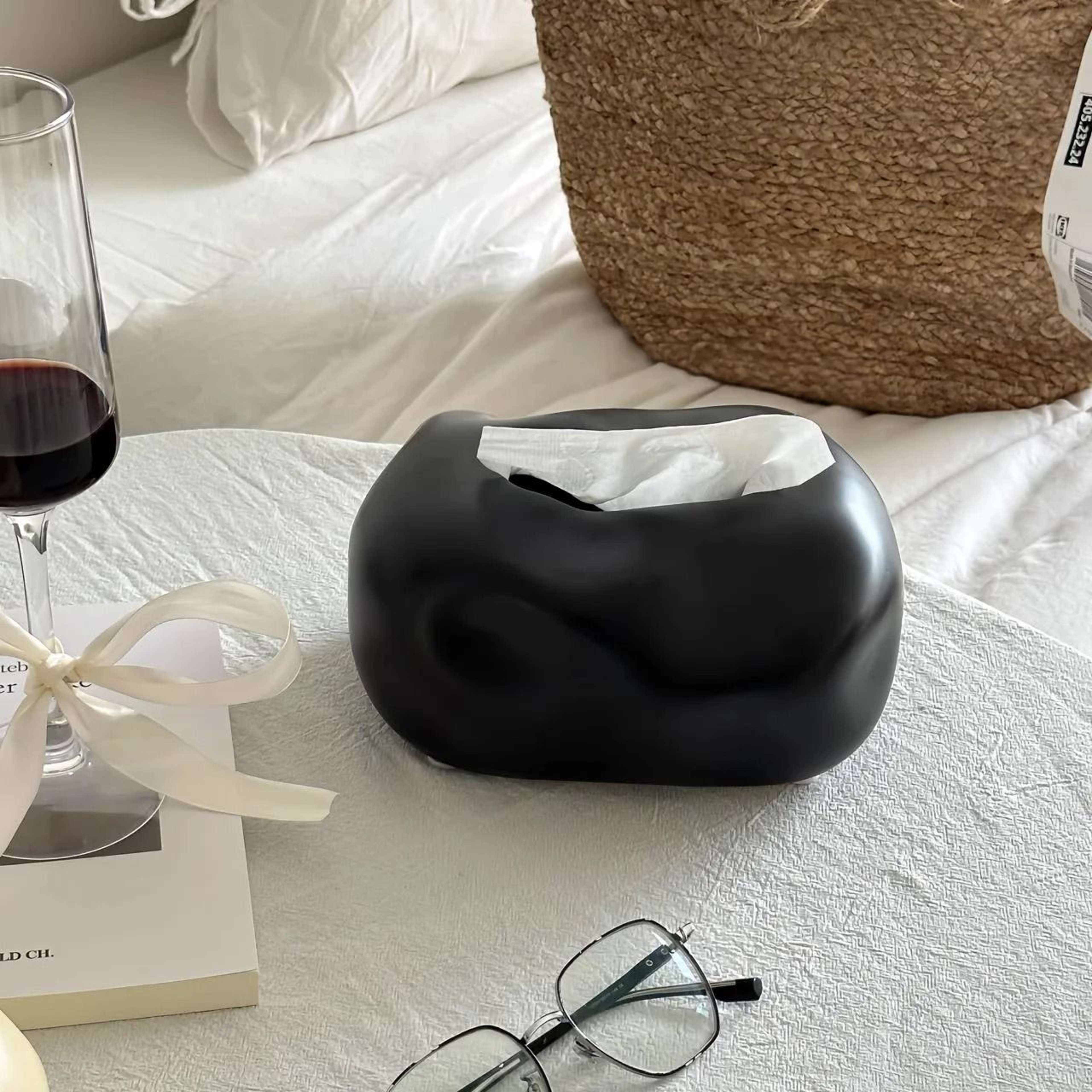Nordic Ceramic Tissue Box Decorative Napkin Holder For Living Room And Dining Table 6