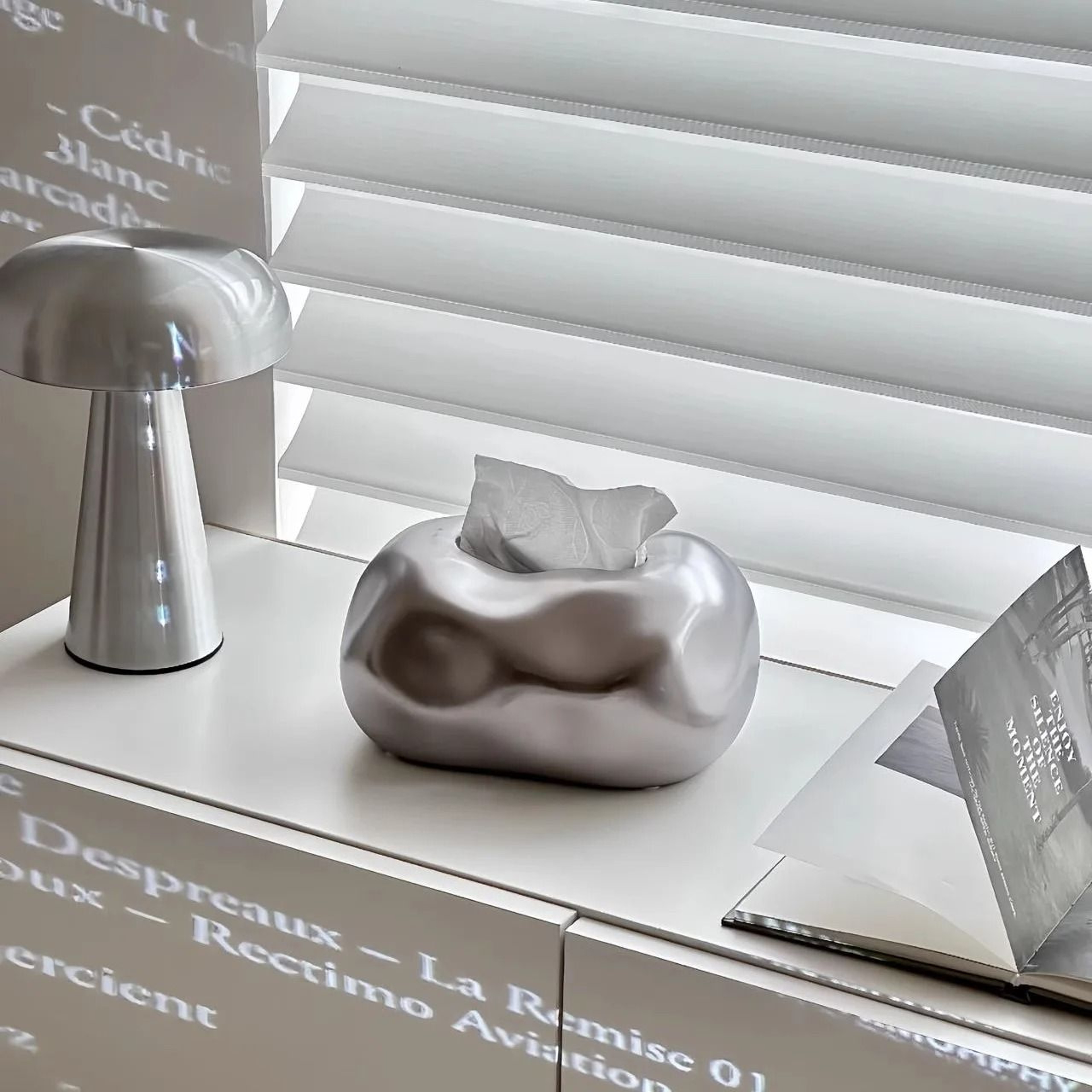 Nordic Ceramic Tissue Box Decorative Napkin Holder For Living Room And Dining Table 8