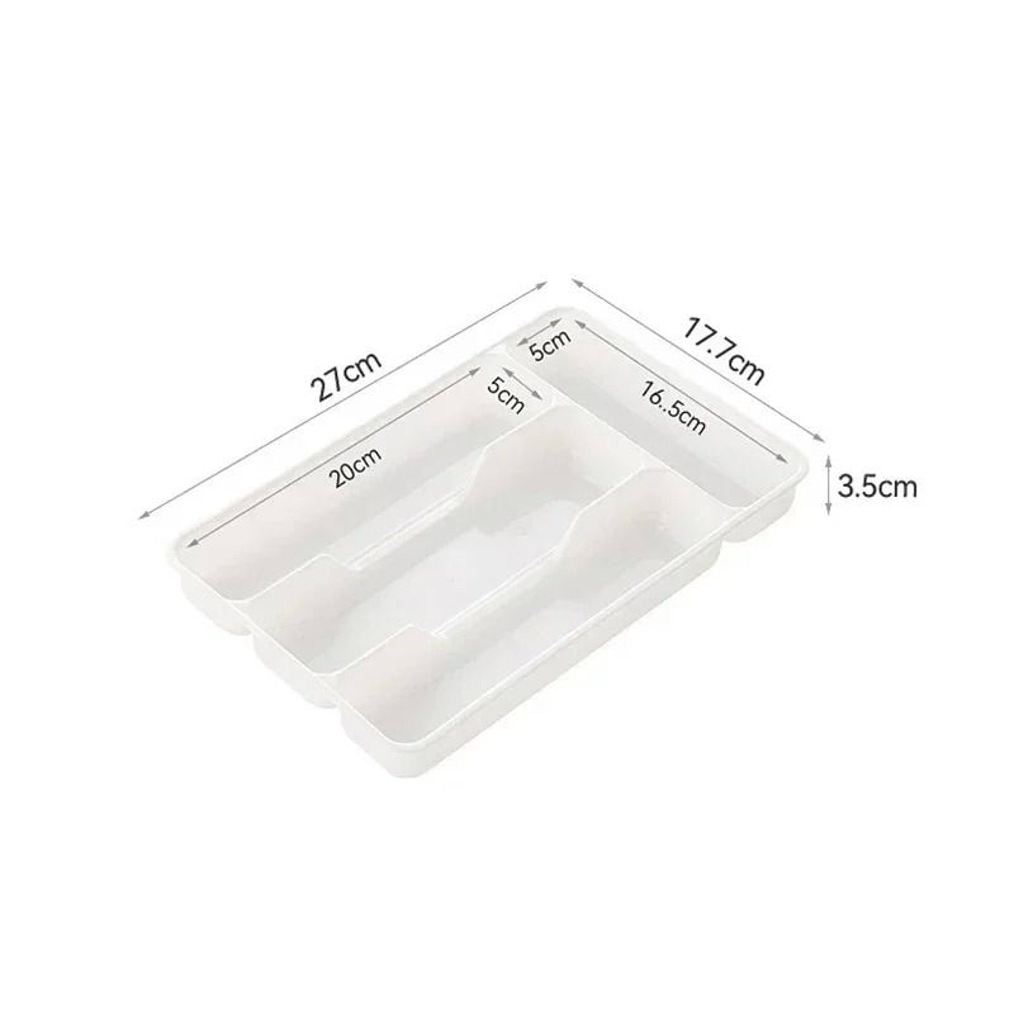 Cutlery Organizer Drawer Tray With 4 Or 5 Compartments For Kitchen Utensil Storage 6