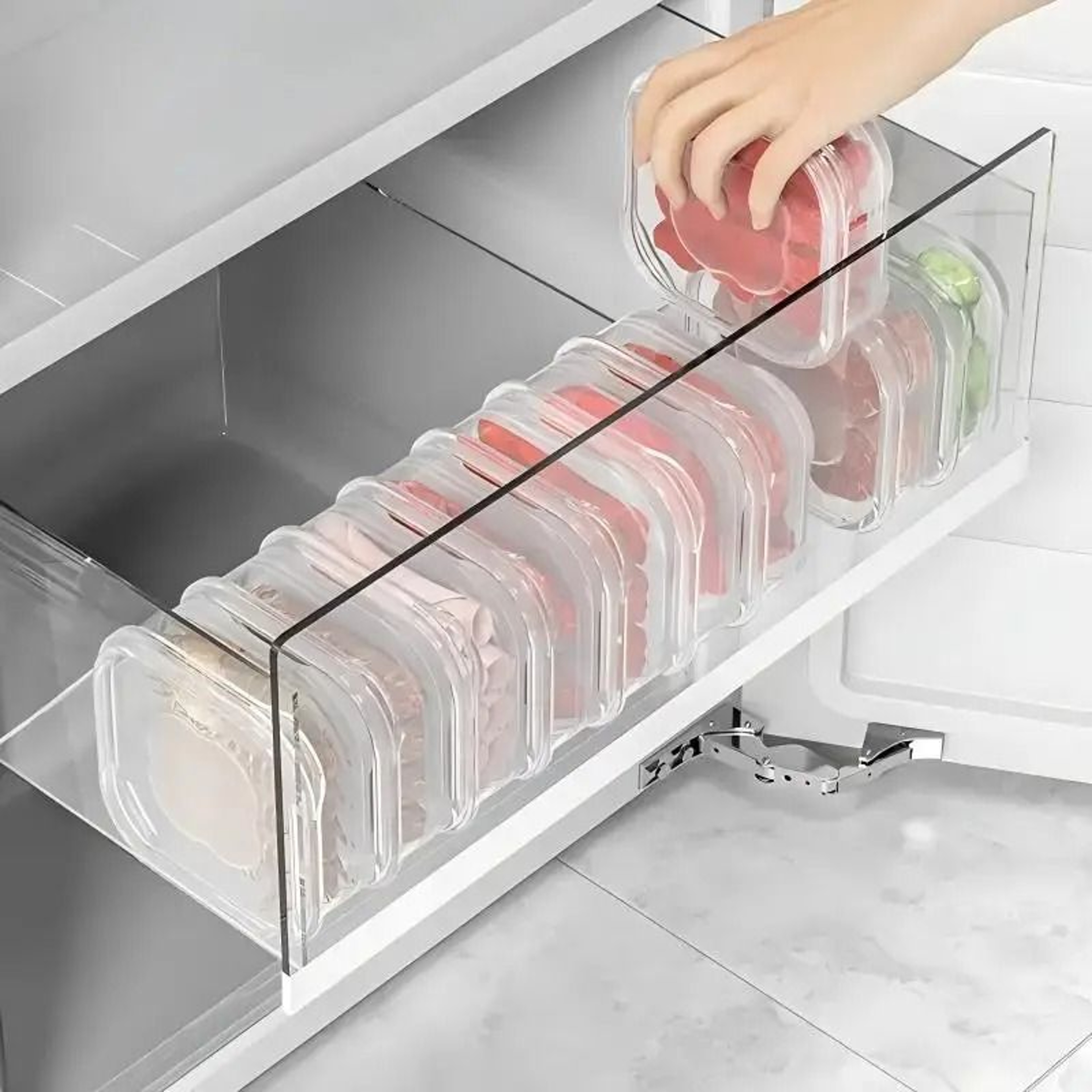 10 Piece Refrigerator Food Storage Container Set Fresh Keeping Organizer Boxes For Fruits Vegetable 3