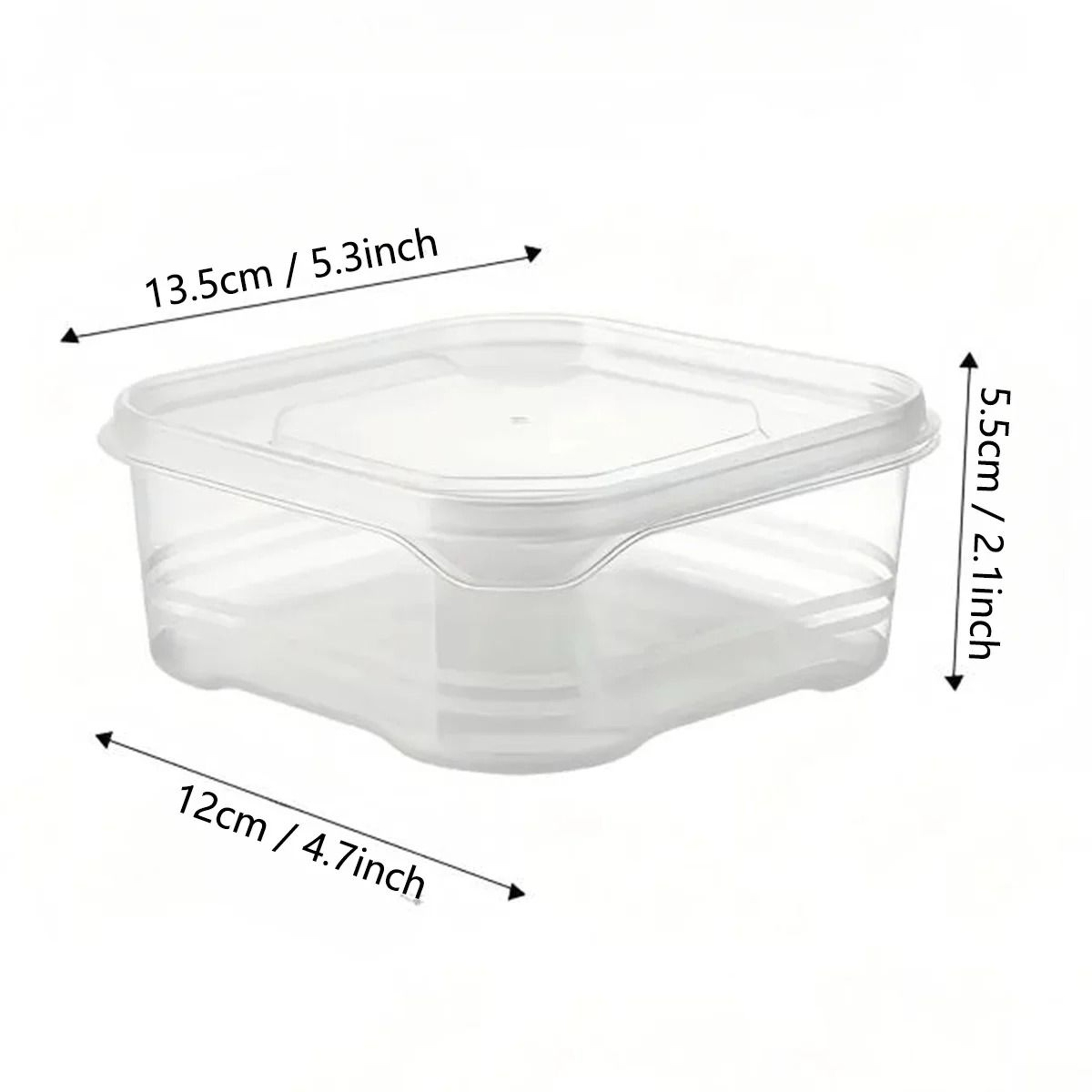 10 Piece Refrigerator Food Storage Container Set Fresh Keeping Organizer Boxes for Fruits Vegetables Snacks and Meal Pre – view 8
