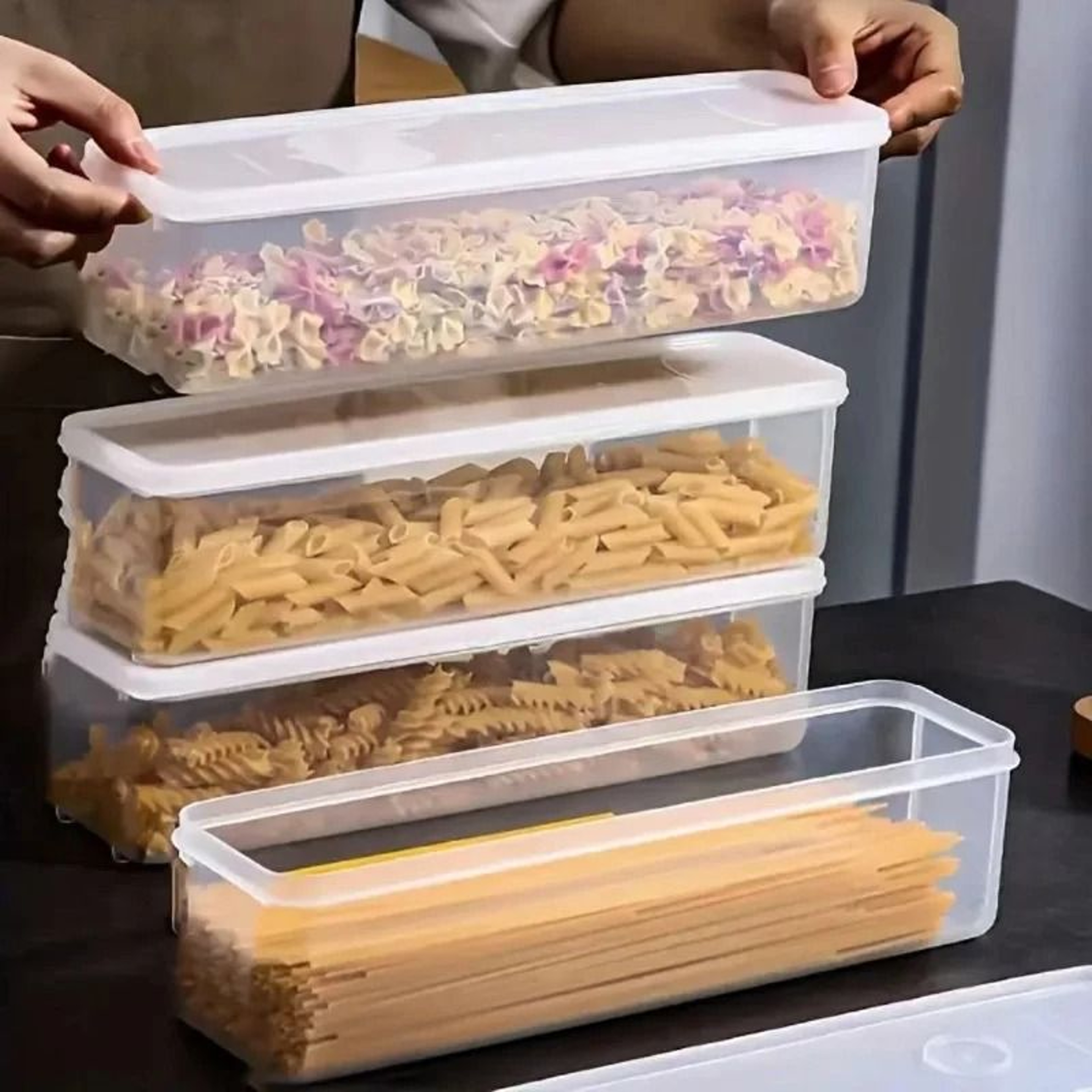 4 Piece Refrigerator Food Storage Container Set 1