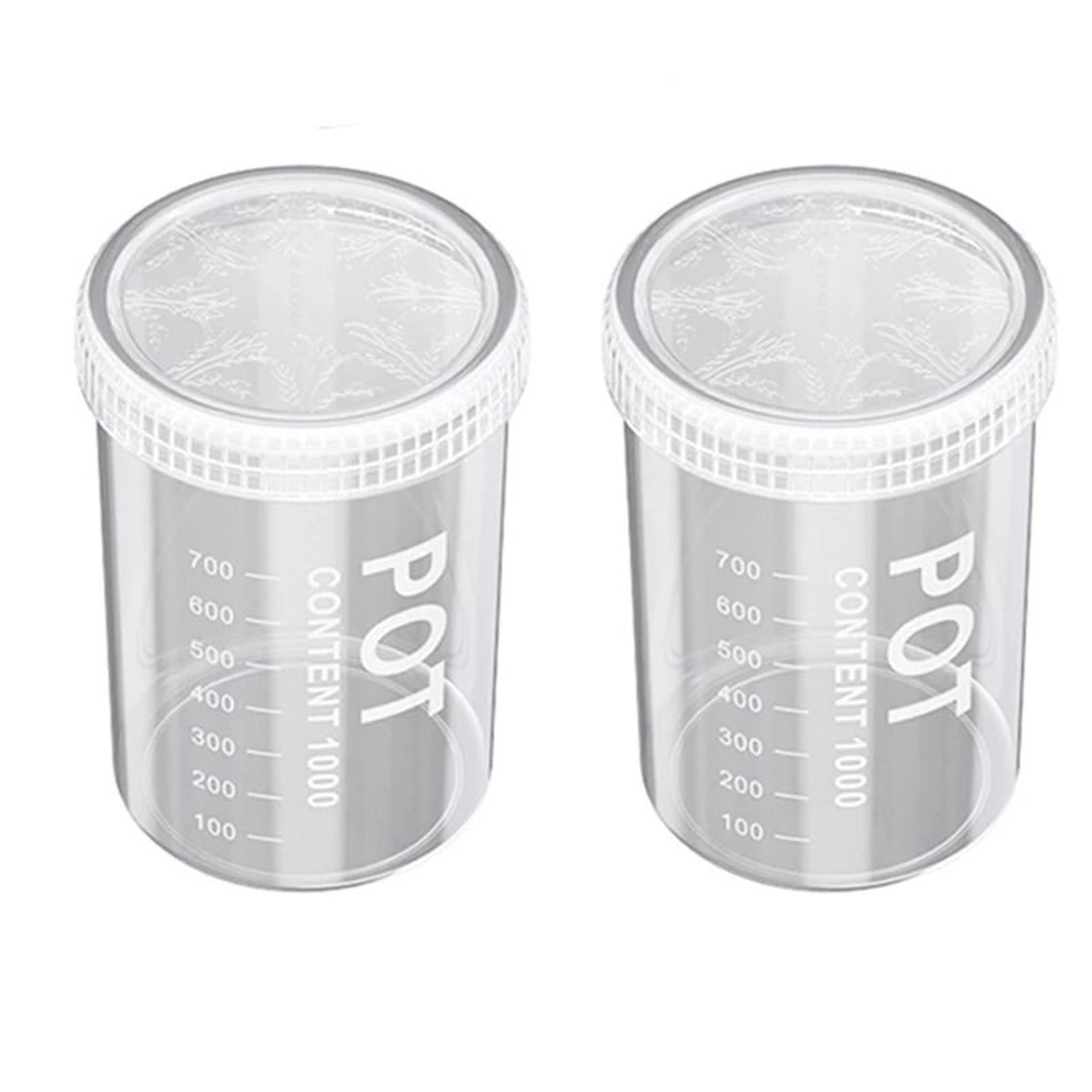Airtight Grain Storage Containers With Date Tracker Freshness Jars Set 8