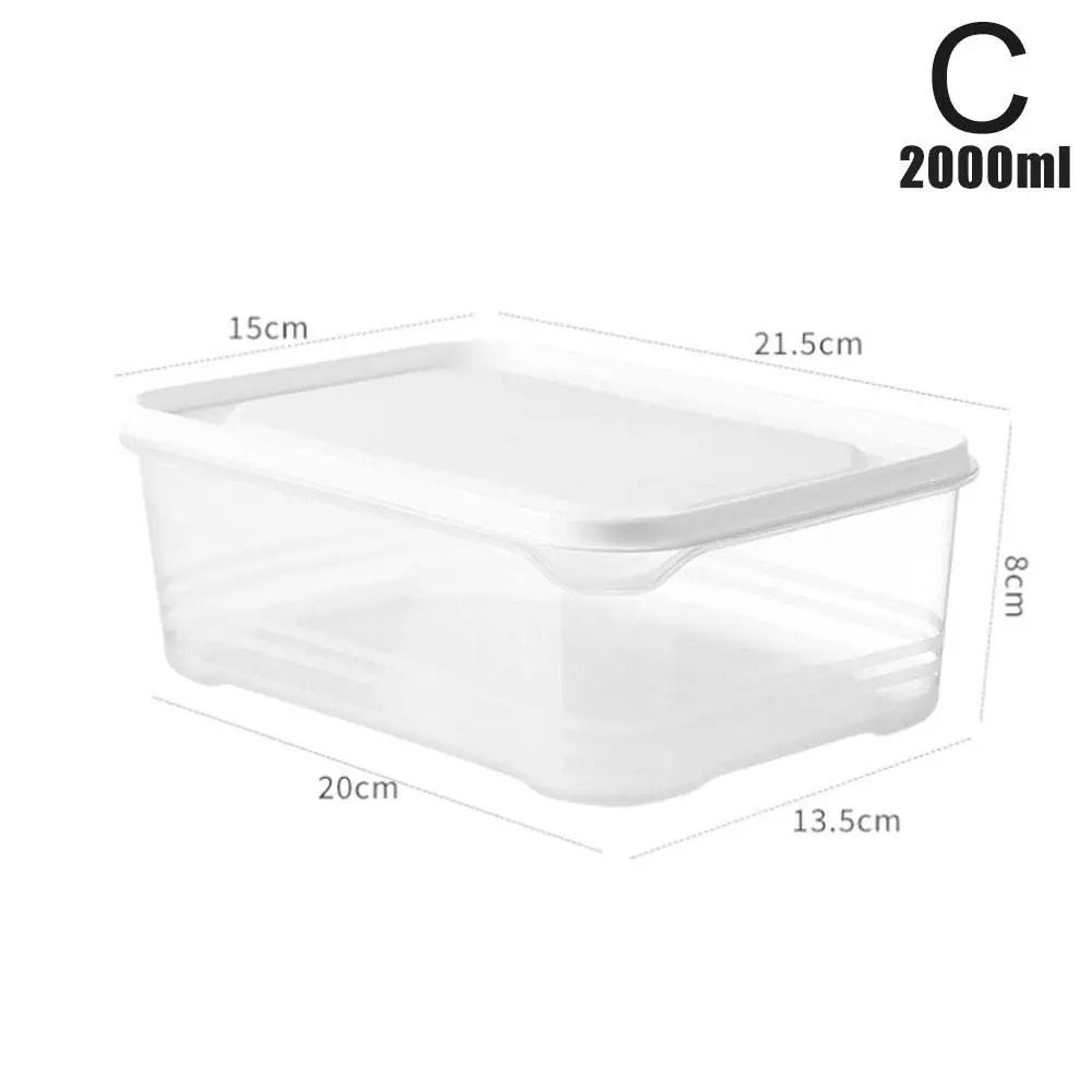 Stackable Refrigerator Food Storage Containers With Airtight Lids 5
