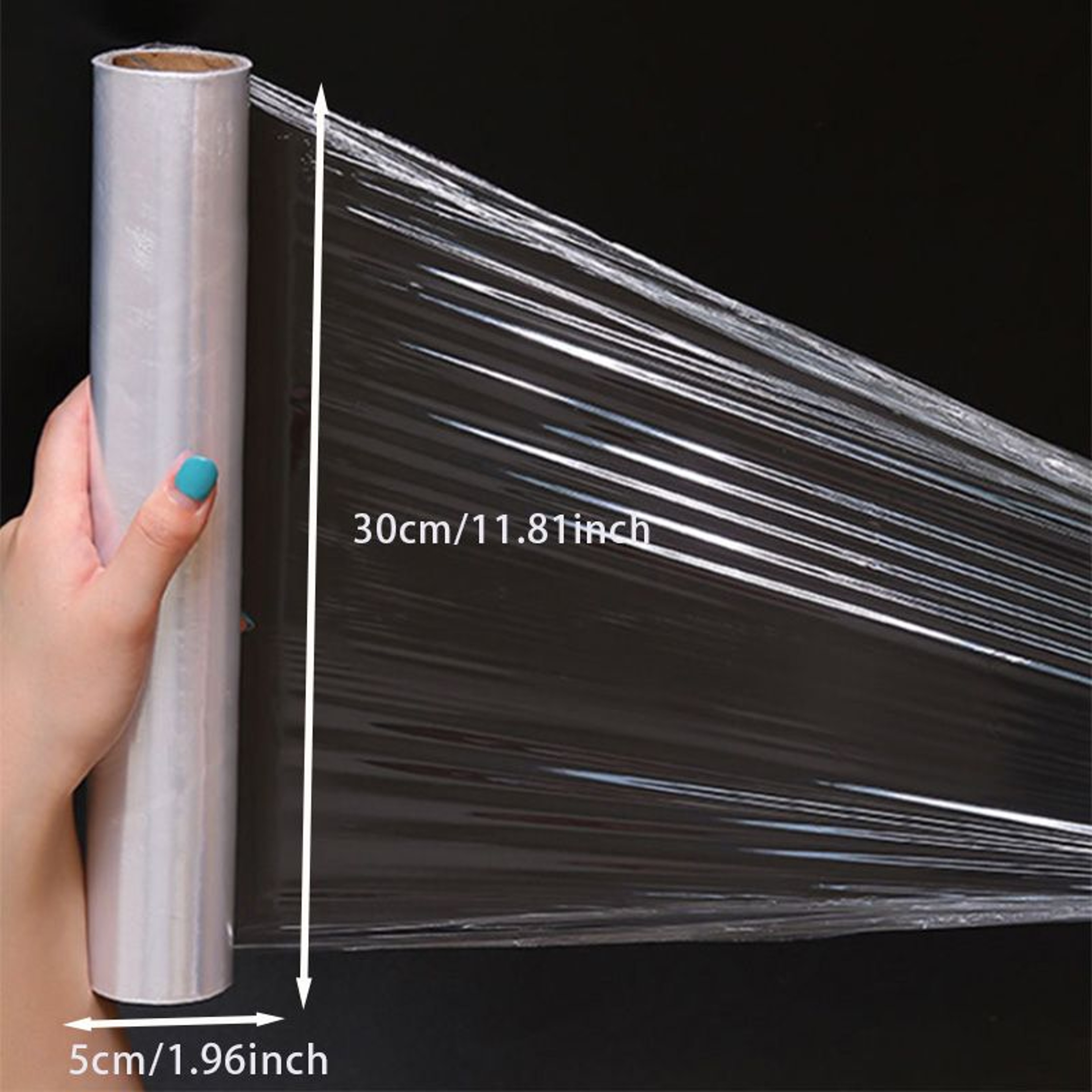 Food Grade Cling Wrap Roll Microwave Safe Plastic Food Preservation Film 3