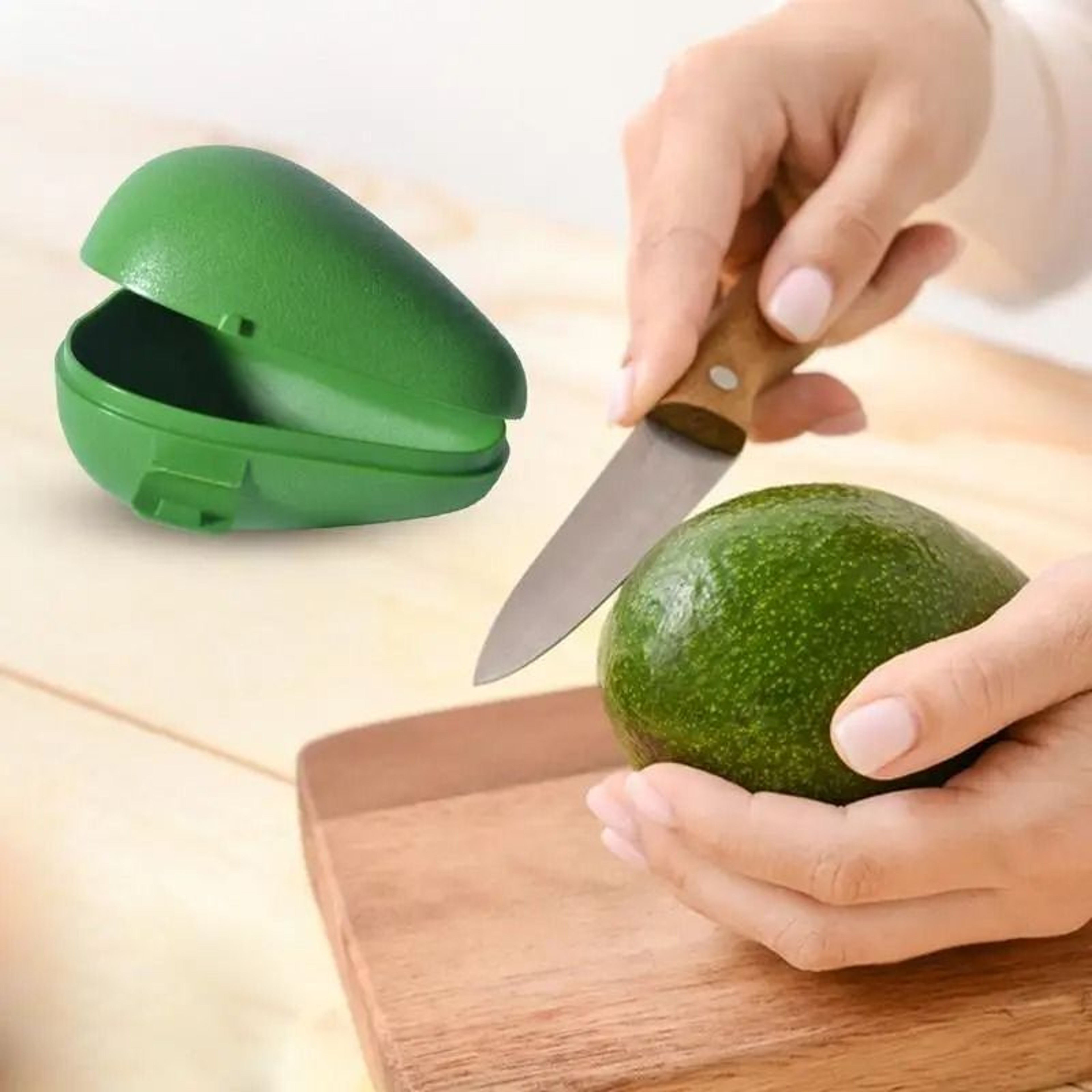 Avocado Saver Storage Container Reusable FreshKeeping Holder For Cut Avocados 4