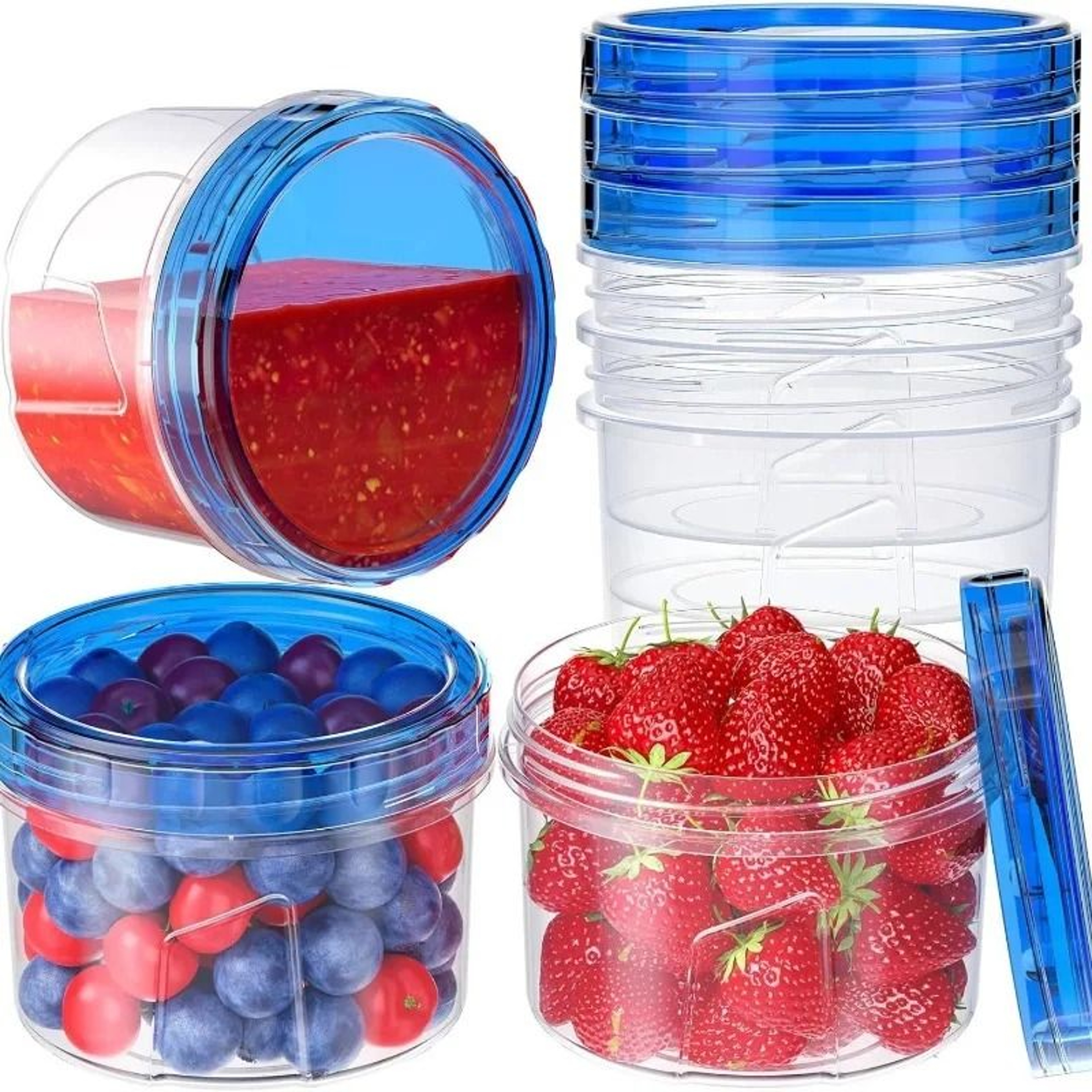 Vacuum Food Storage Container With Twist Lock Lid For Refrigerator  Freezer Organization 1
