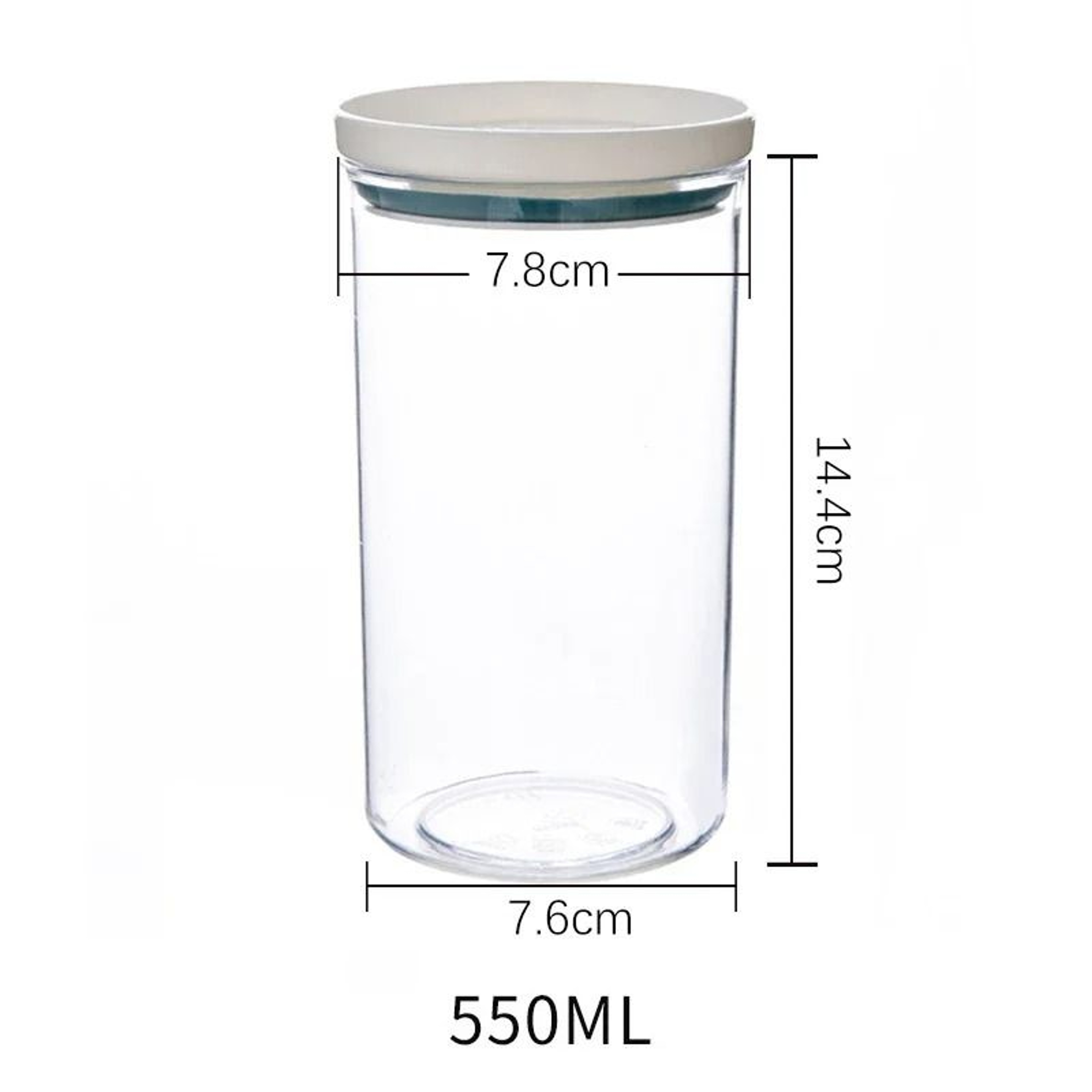 Airtight Pantry Storage Jar With Sealing Lid For Coffee Snacks  Dry Food Organization 8