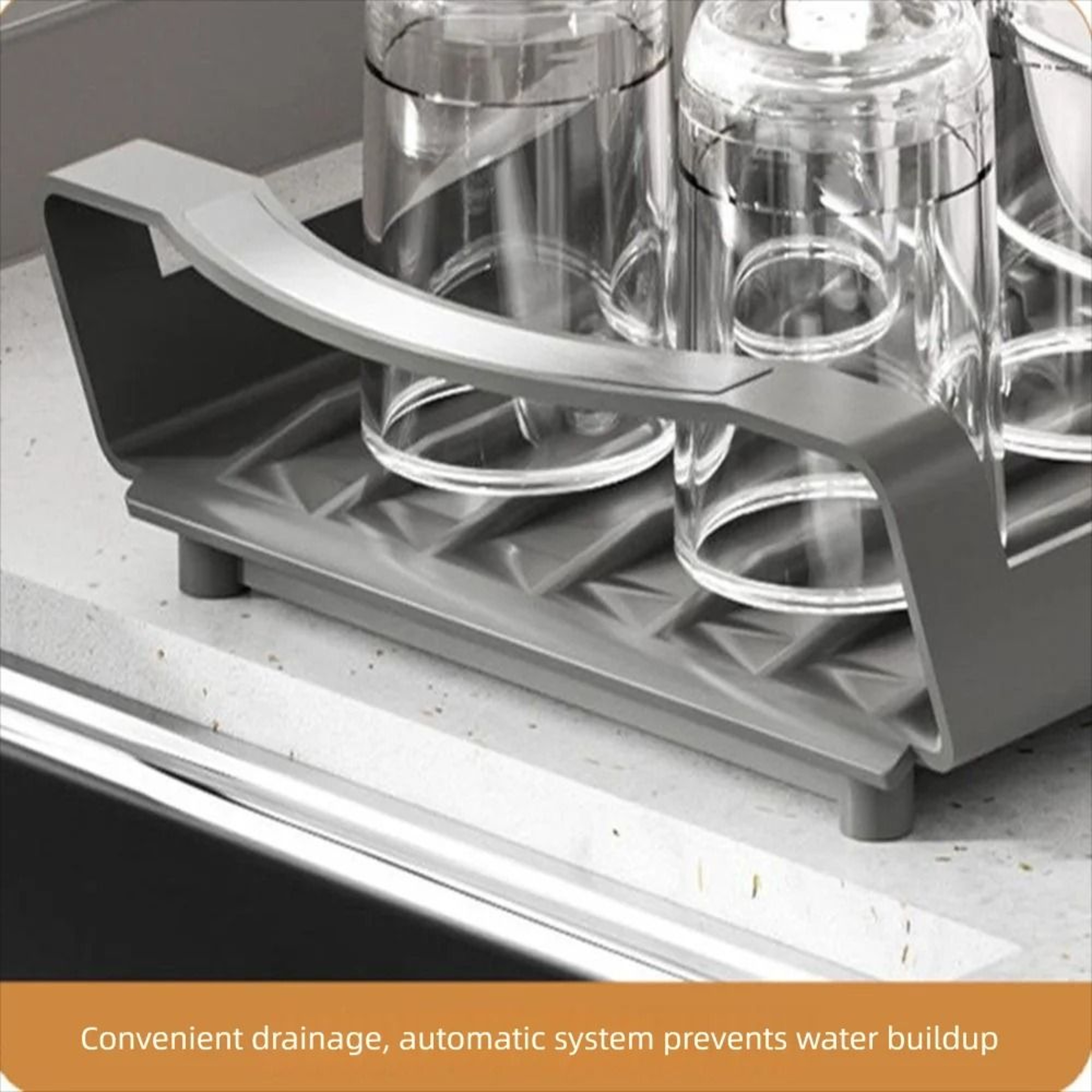 Expandable Dish Drying Rack With Utensil Holder Space Saving Kitchen Dish Drainer 3