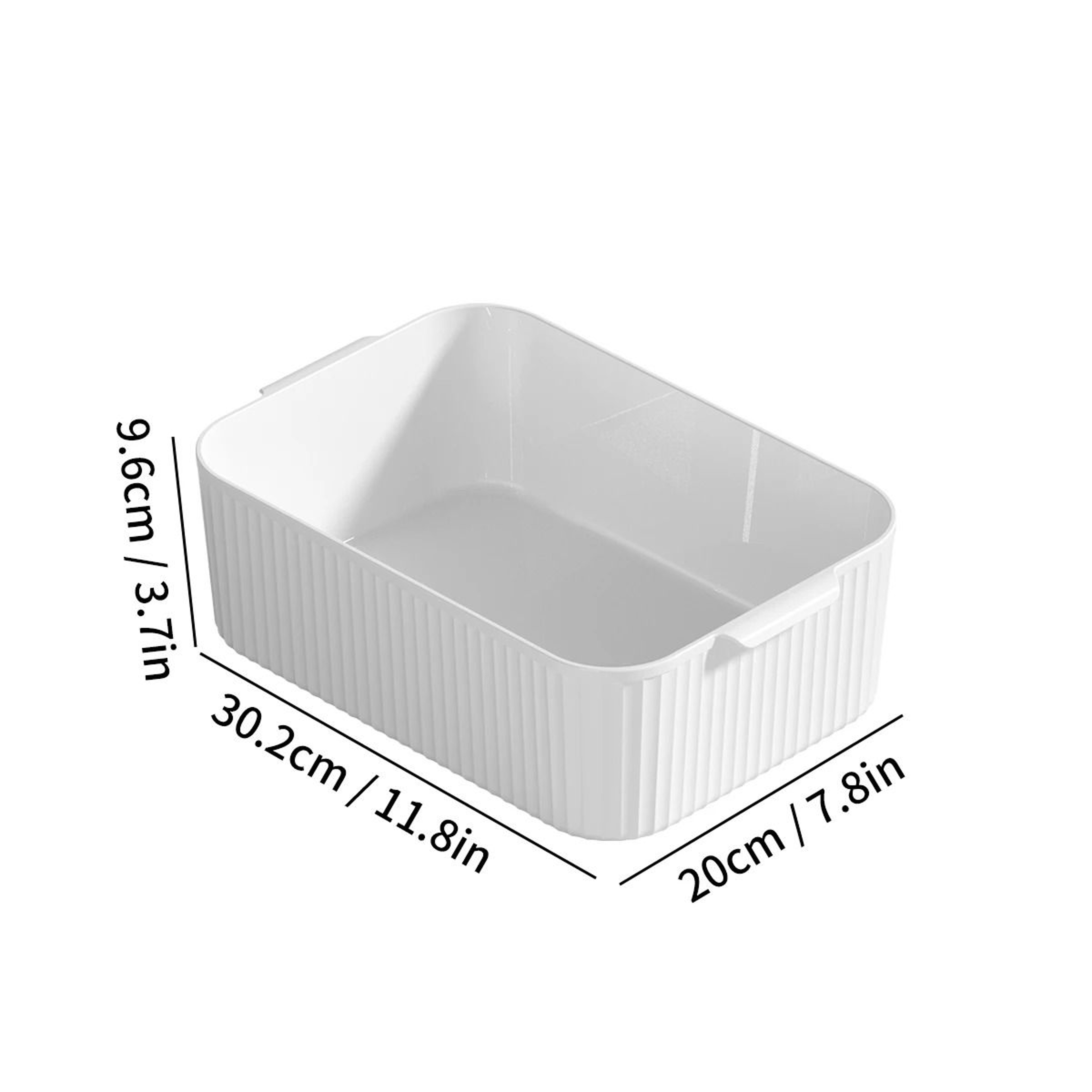 Plastic Cabinet Storage Basket Kitchen Organizer Bin For Pantry And Countertop 6