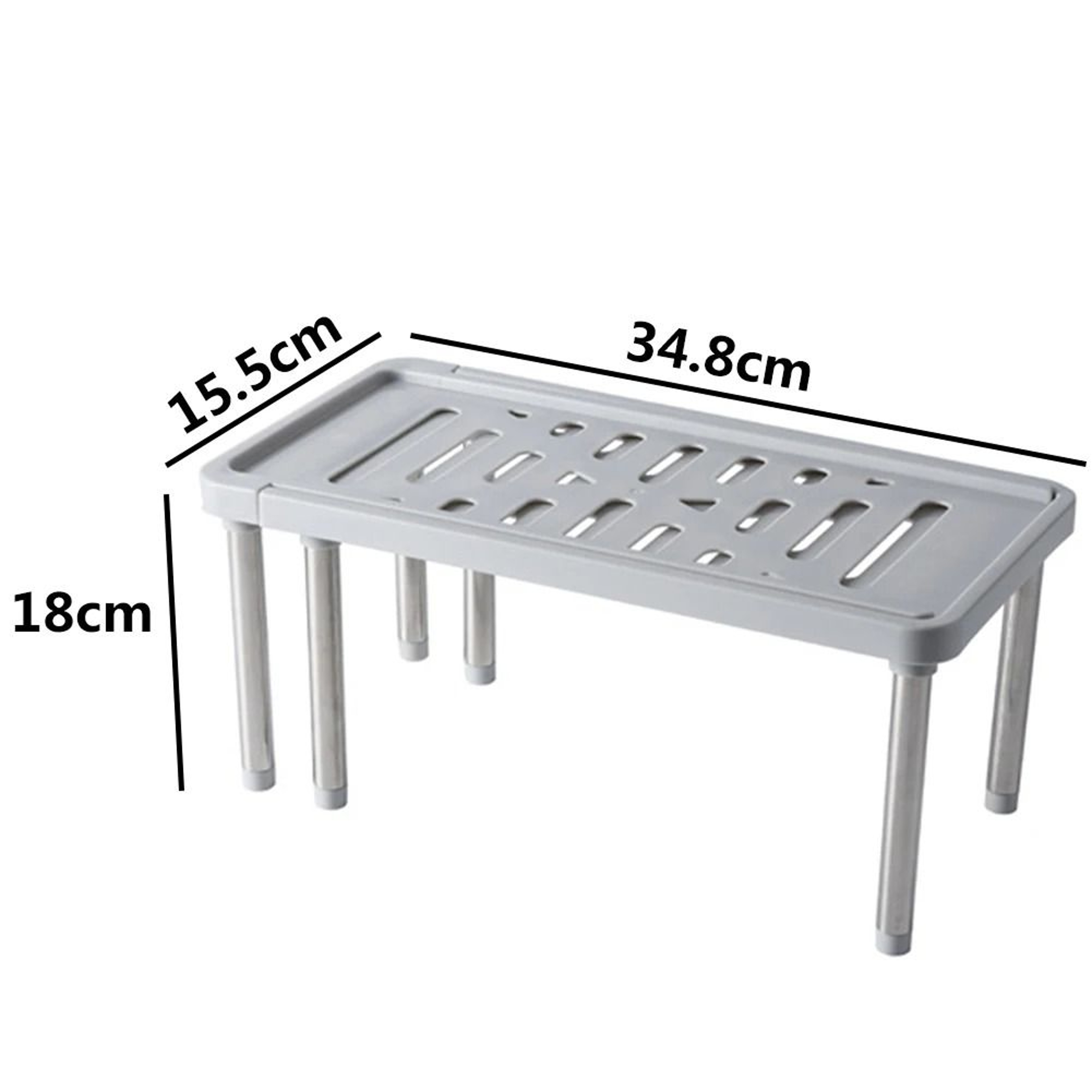 Expandable Under Sink Storage Shelf Adjustable Kitchen Cabinet Organizer Rack 5