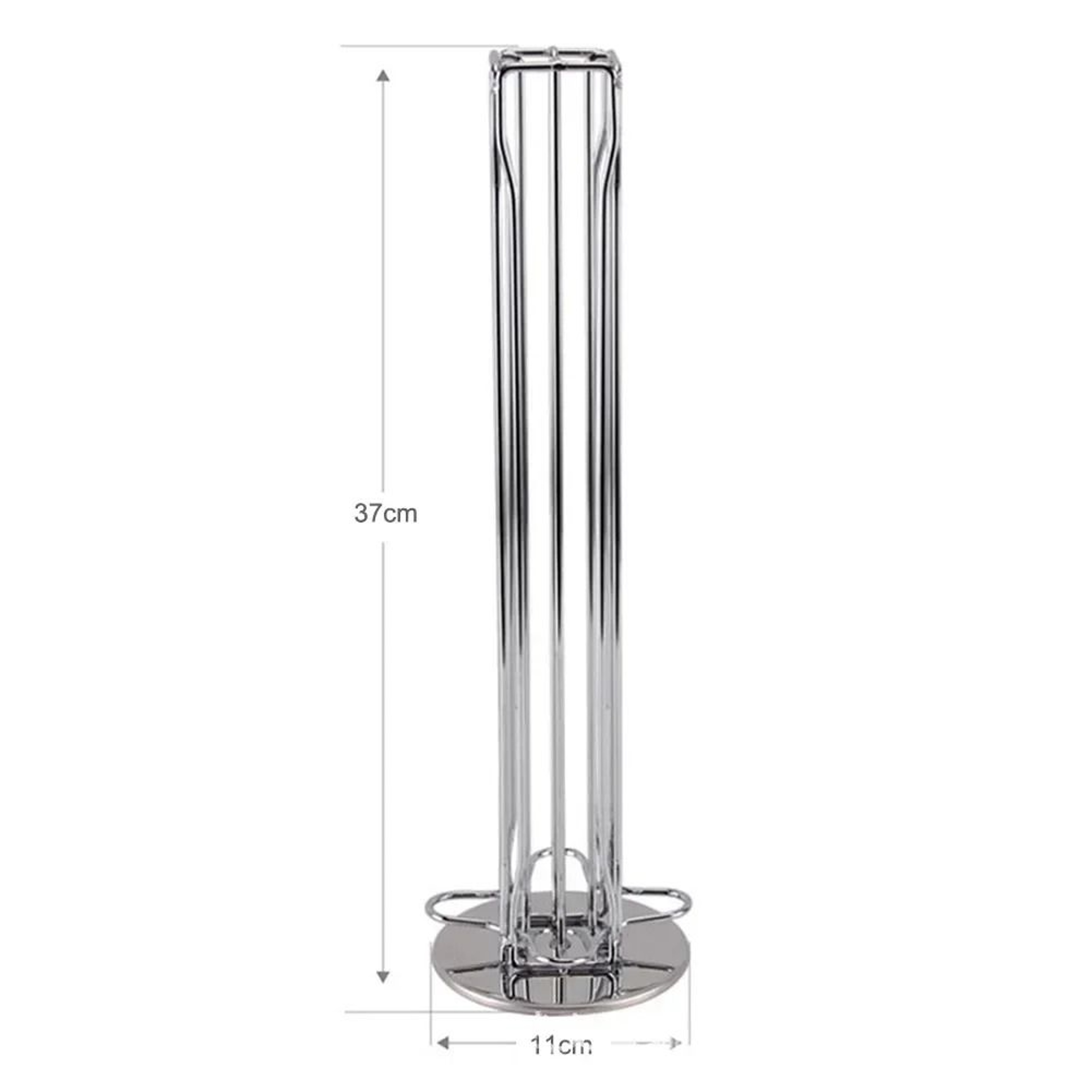 Rotating Coffee Pod Holder For 40 Nespresso Compatible Capsules Metal Coffee Capsule Storage Rack 8