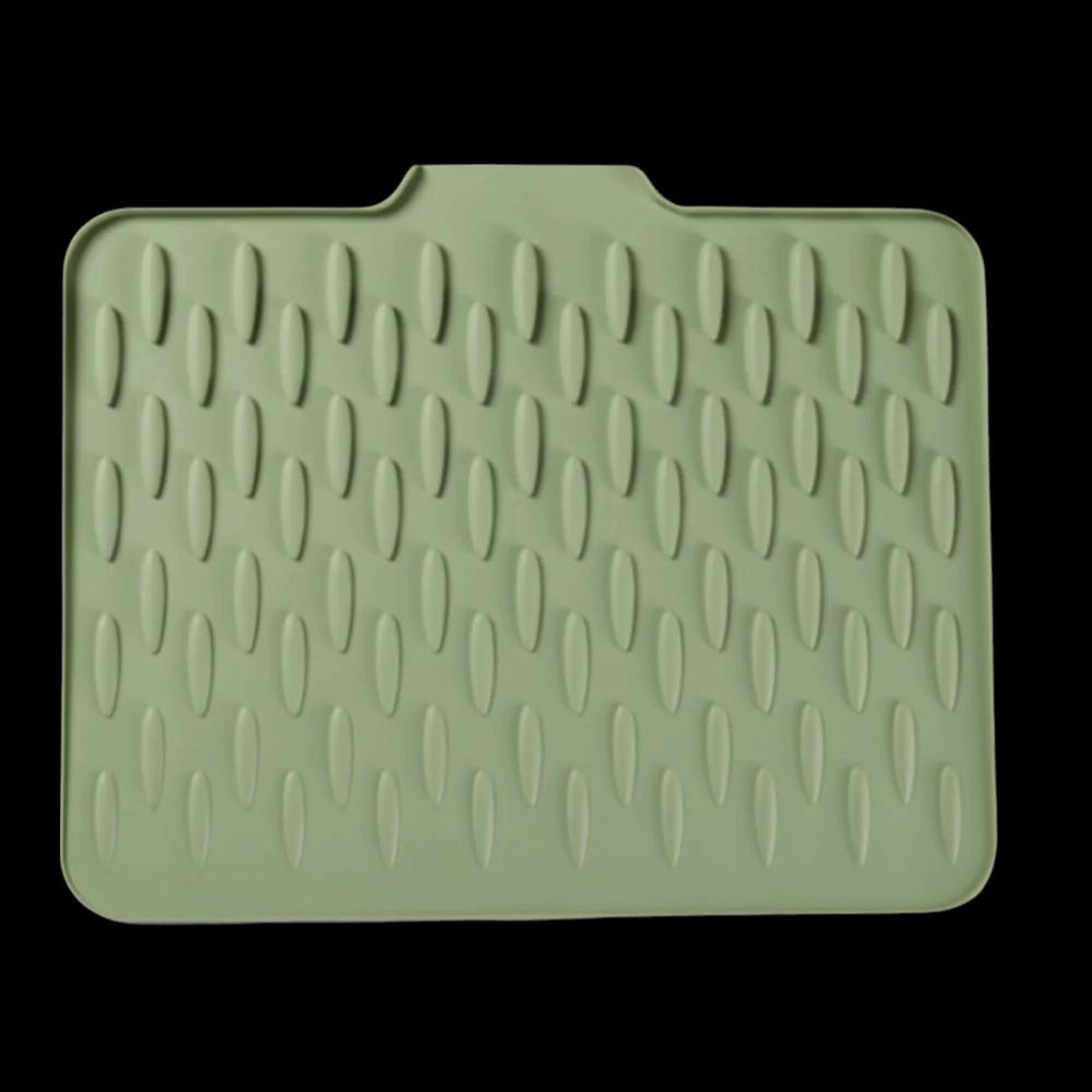Large Silicone Dish Drying Mat Foldable Heat Resistant Drainage Kitchen Mat 11