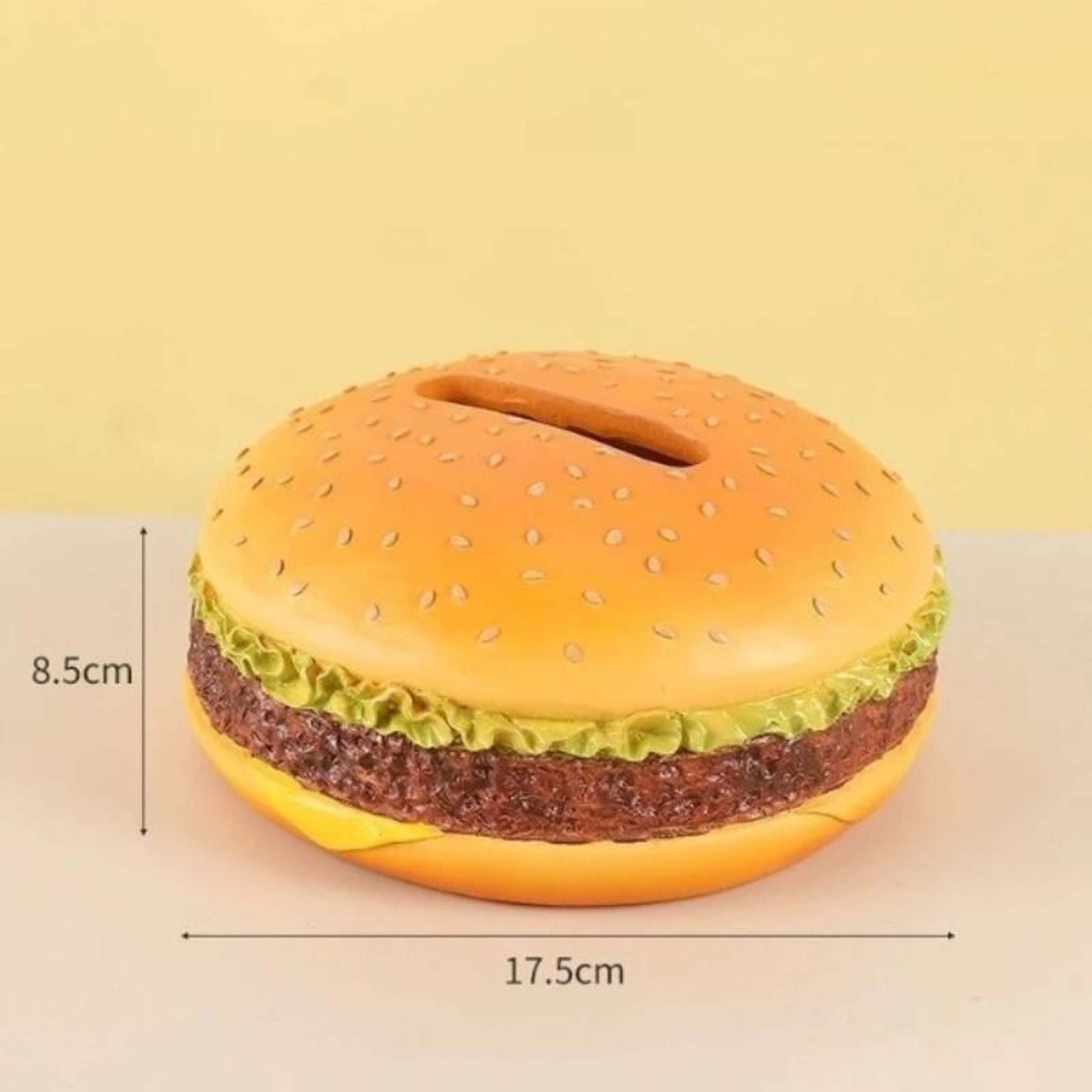 Hamburger Shaped Tissue Box Decorative Napkin Holder For Home And Office 3