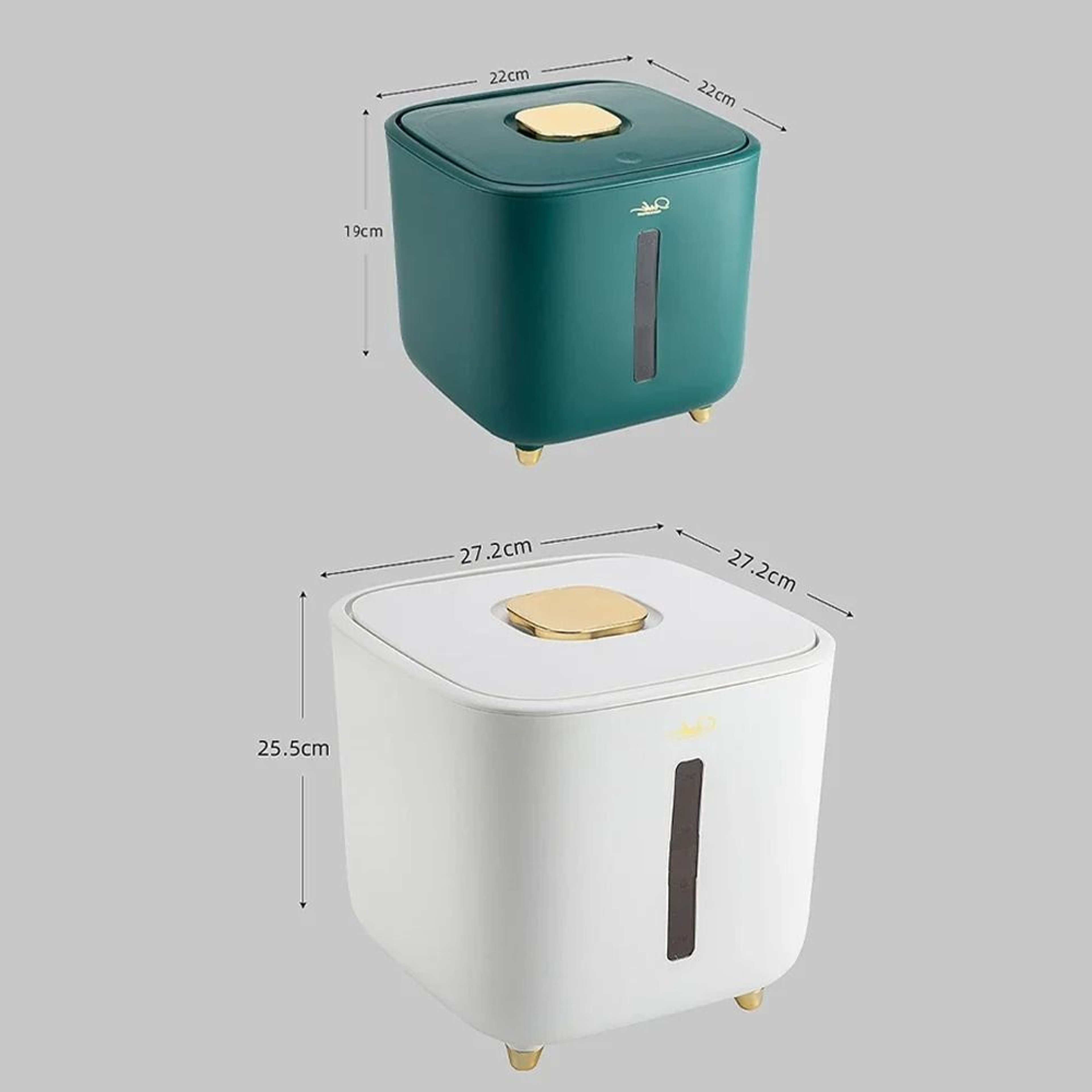 Airtight Rice Storage Container Moisture Proof Grain Storage Bin With Measuring Cup 5