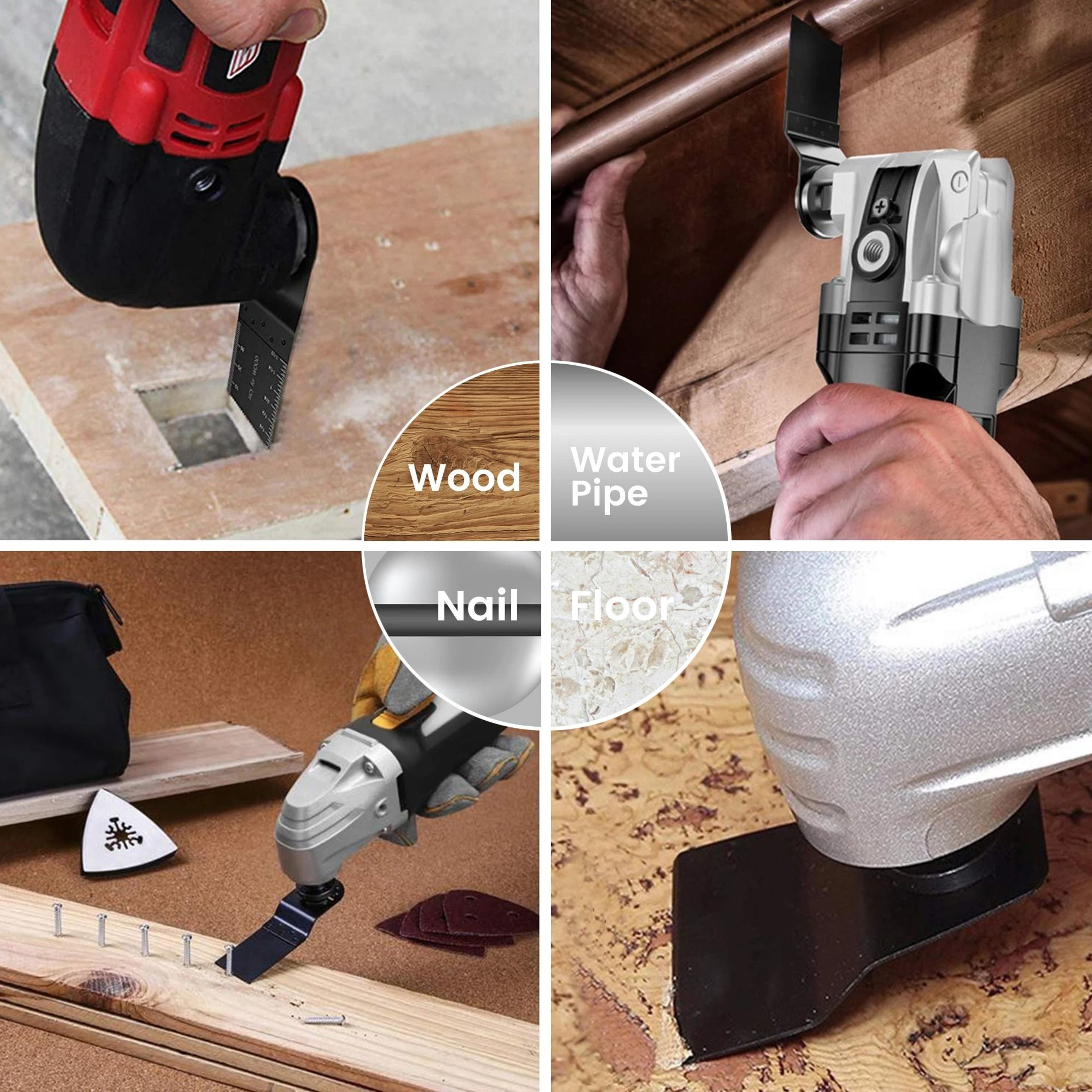 Universal Oscillating Saw Blade Set For Multi Tools 3
