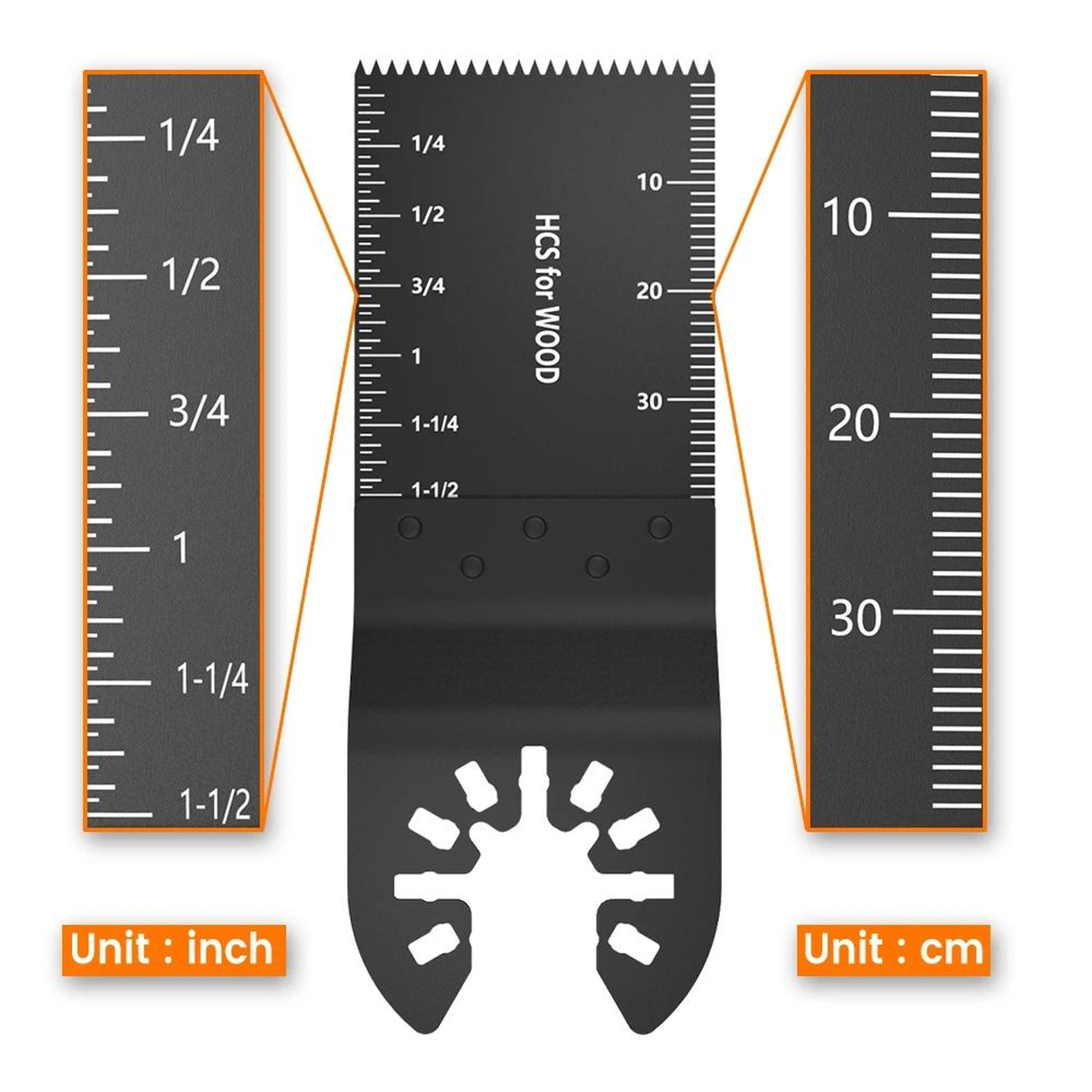 Universal Oscillating Saw Blade Set For Multi Tools 5