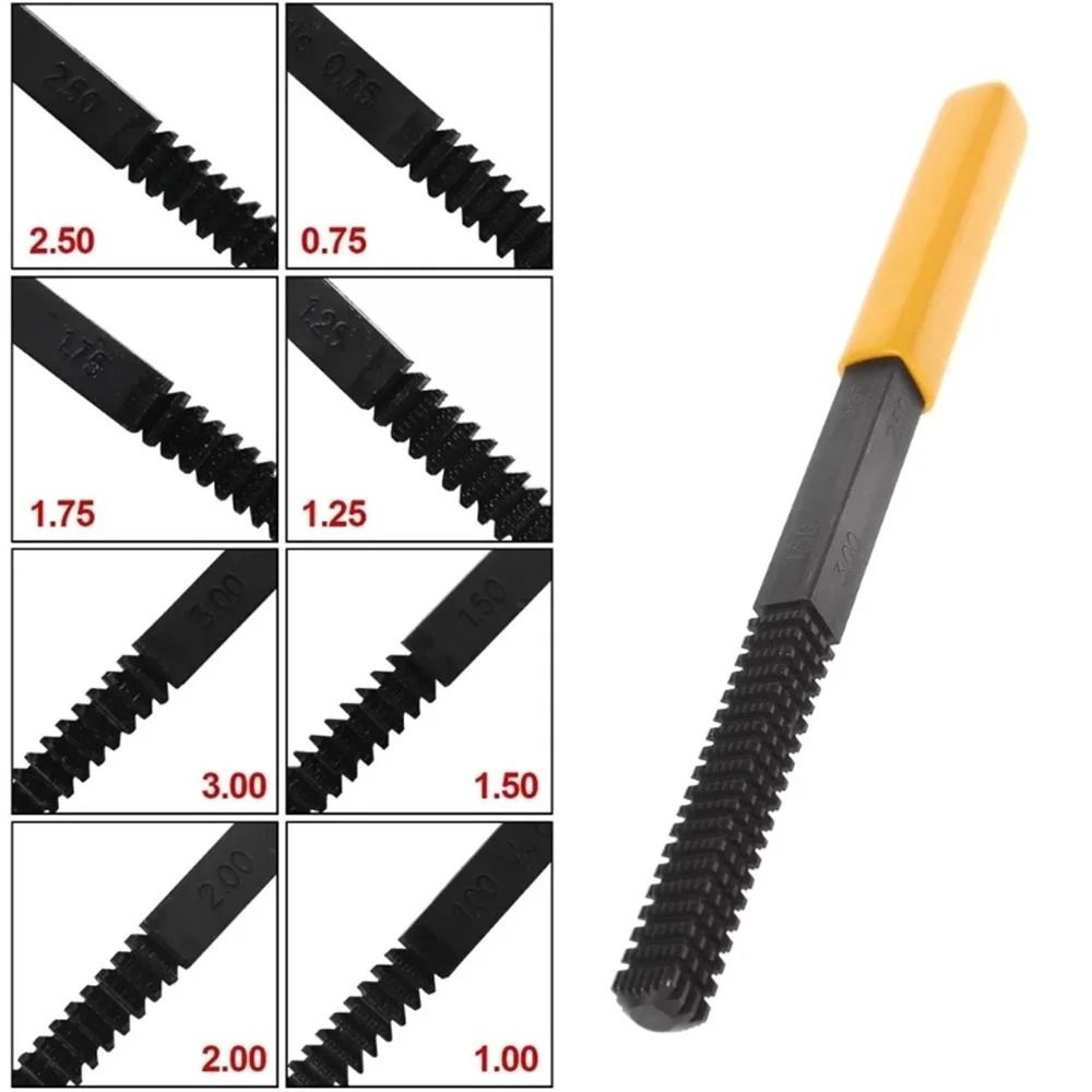 Metric Thread Repair File For Restoring Damaged Threads 5