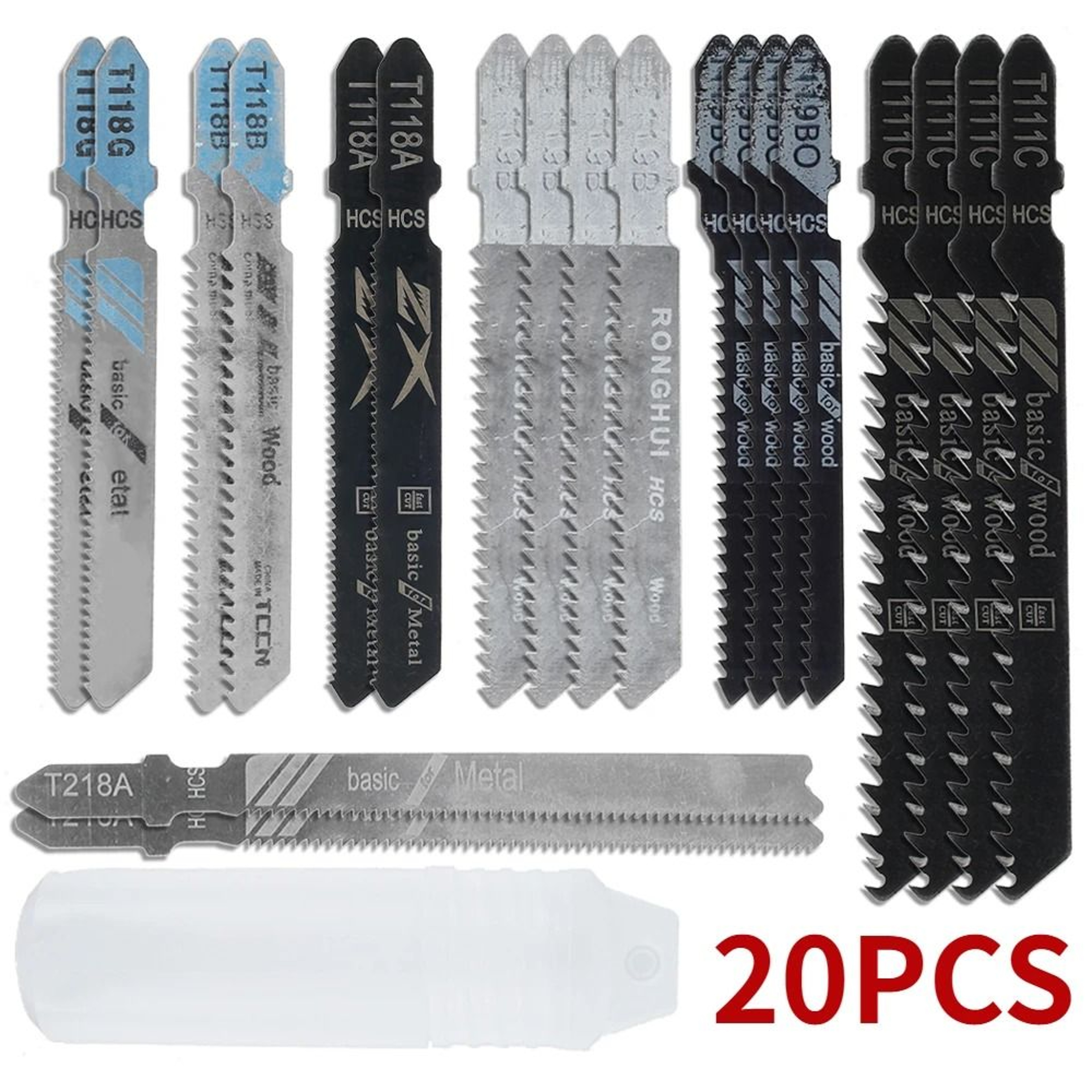 20 Piece T Shank Jigsaw Blade Set 0