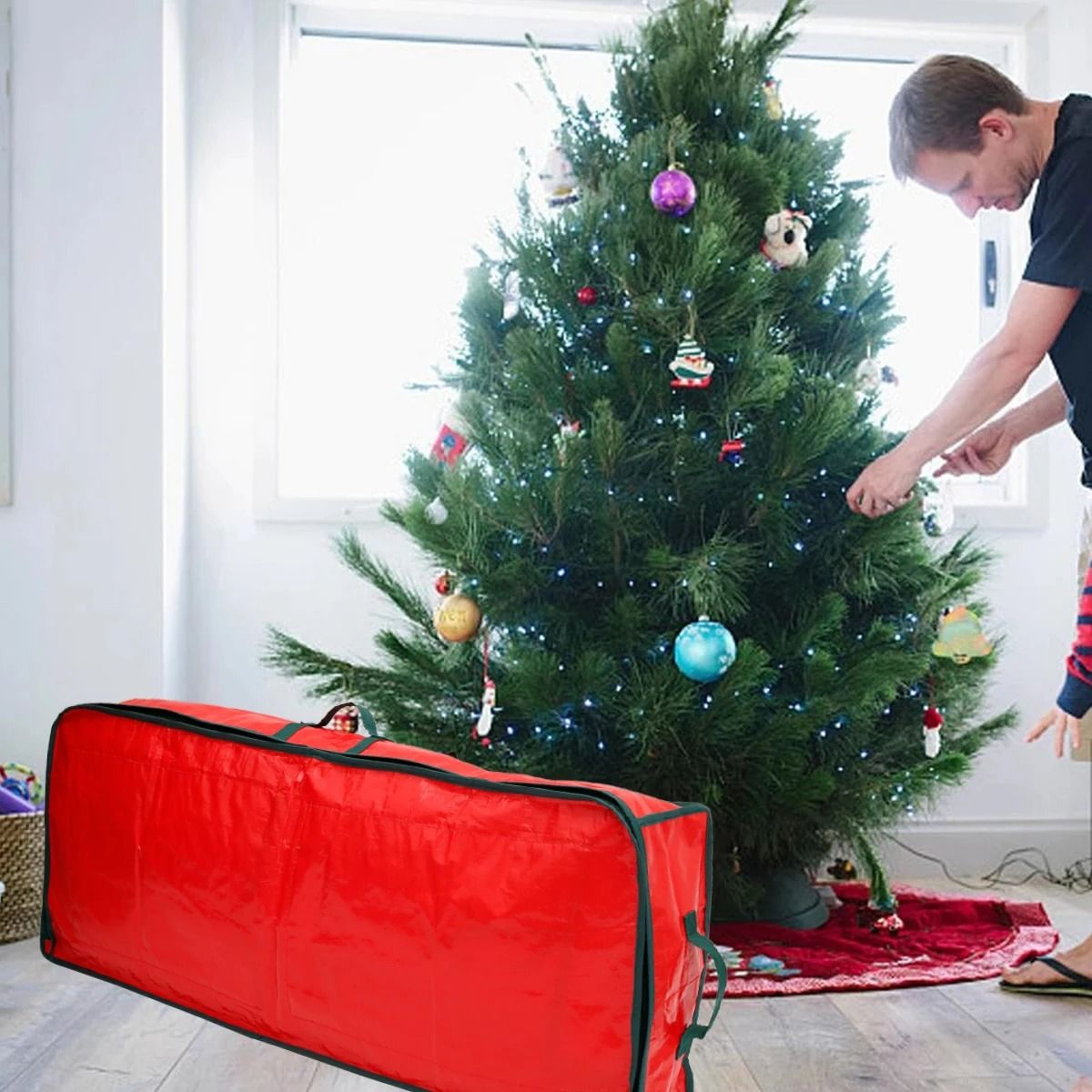 Christmas Gift Wrap Storage Bag Underbed Organizer 1