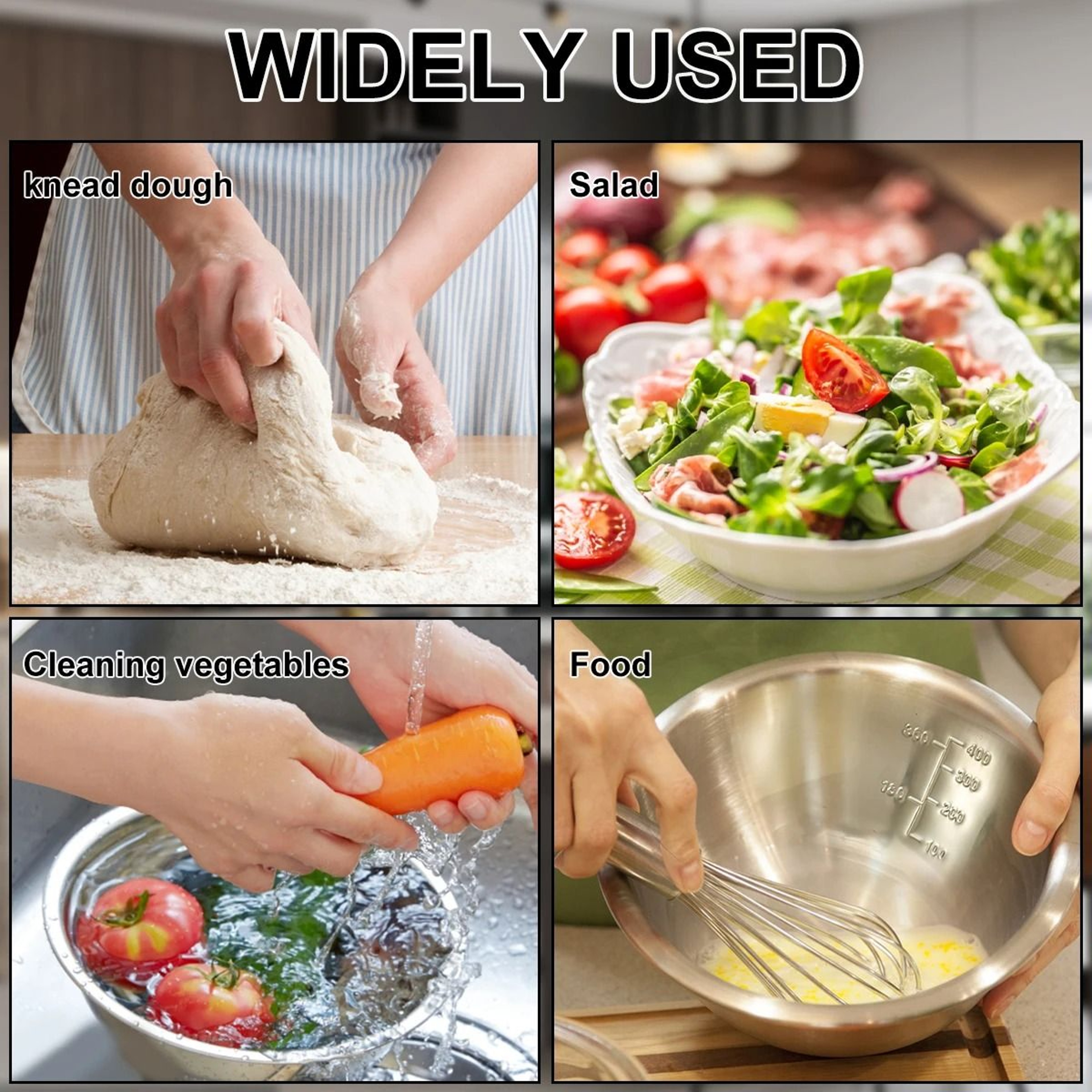 5 Piece Stainless Steel Mixing Bowl Set 5