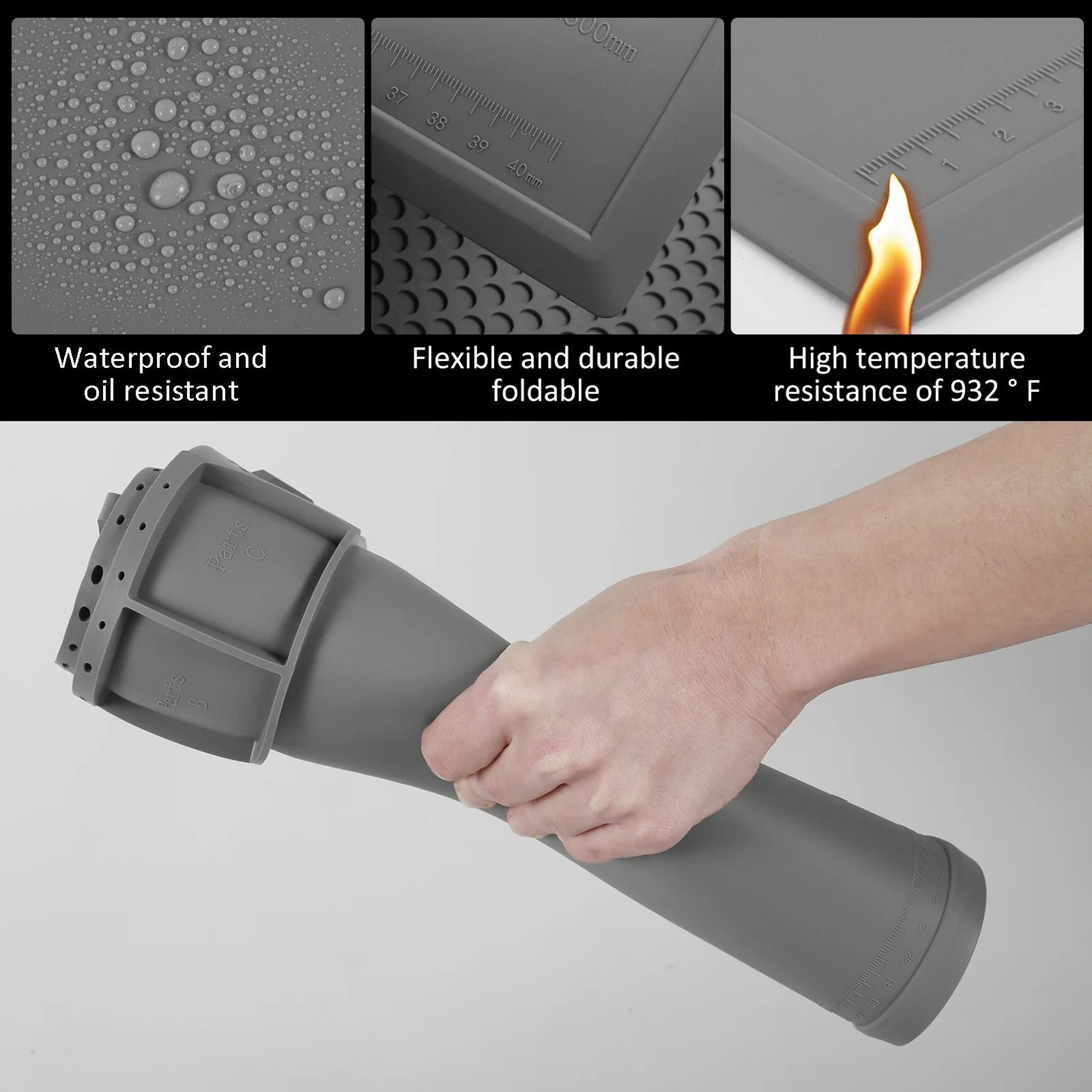 Silicone Soldering Mat Heat Resistant Electronics Repair Pad 3