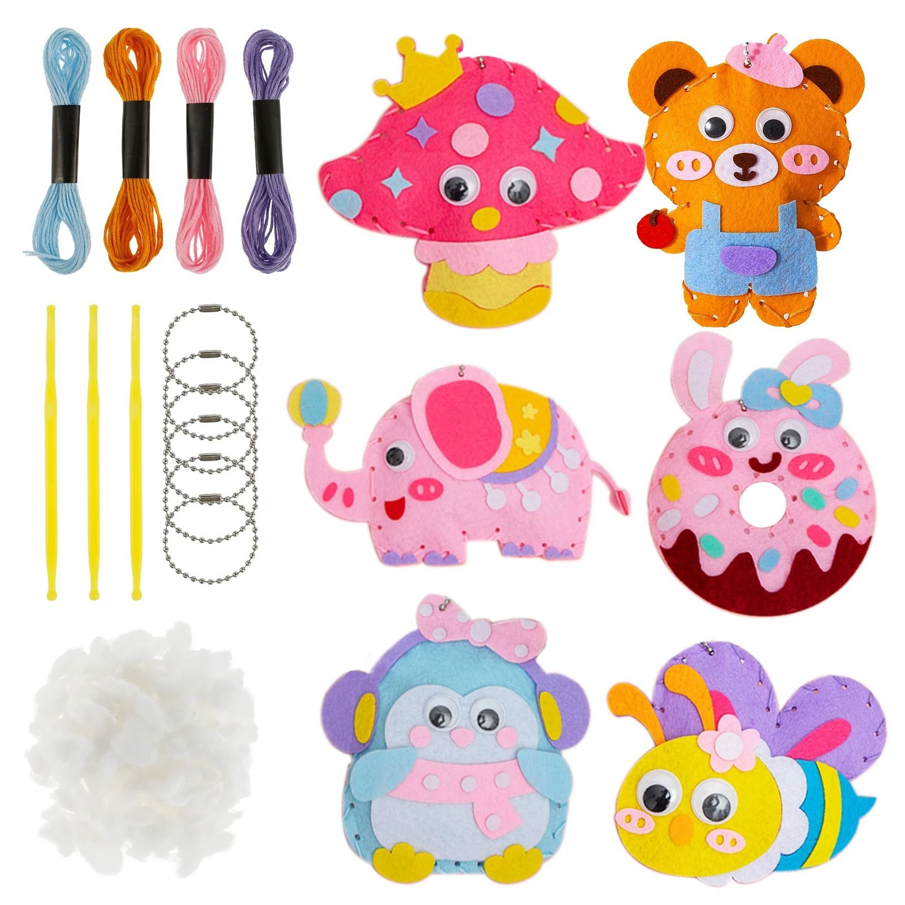 Kids Animal Sewing Craft Kit For Beginners 9