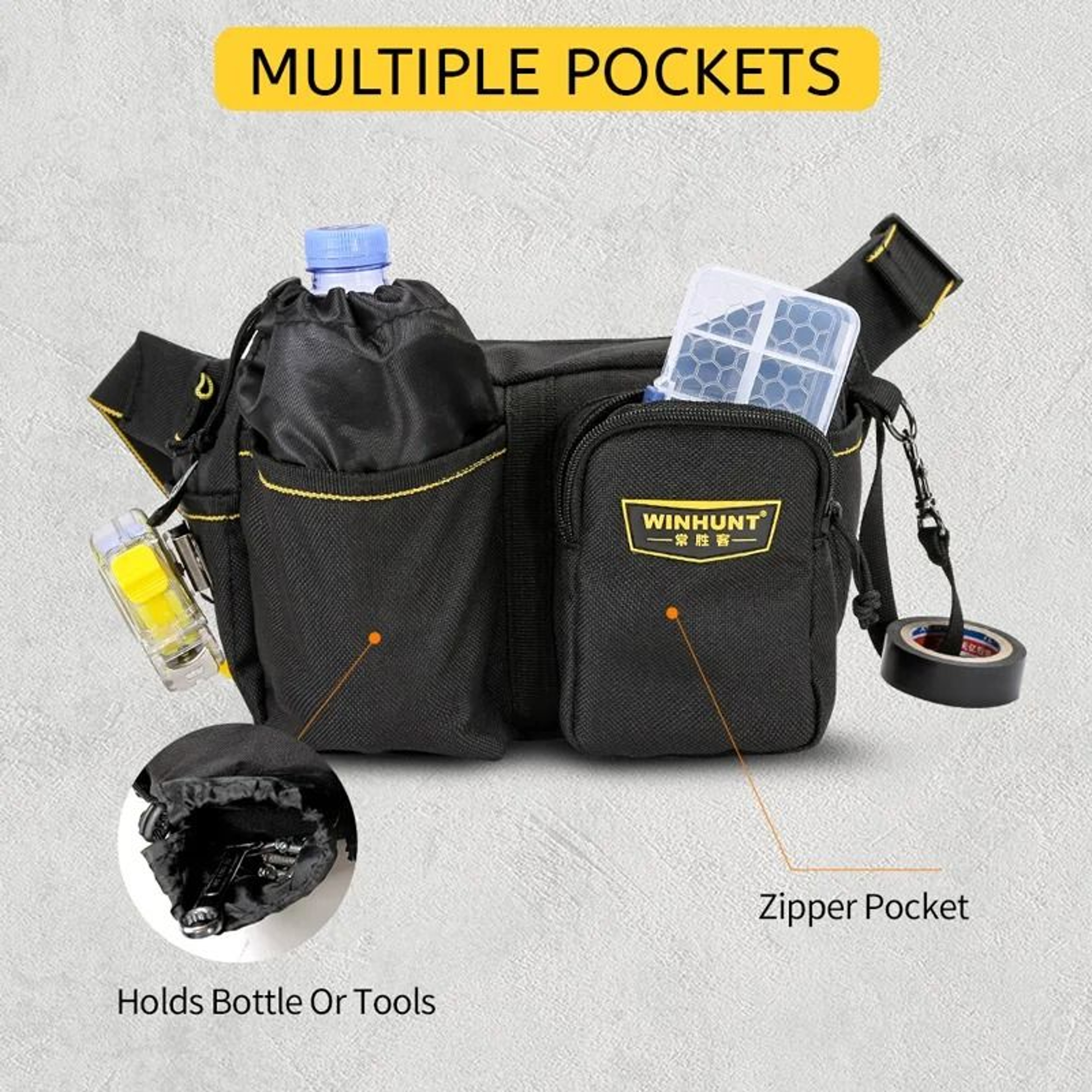 Thickened Electrician Waist Tool Bag 4
