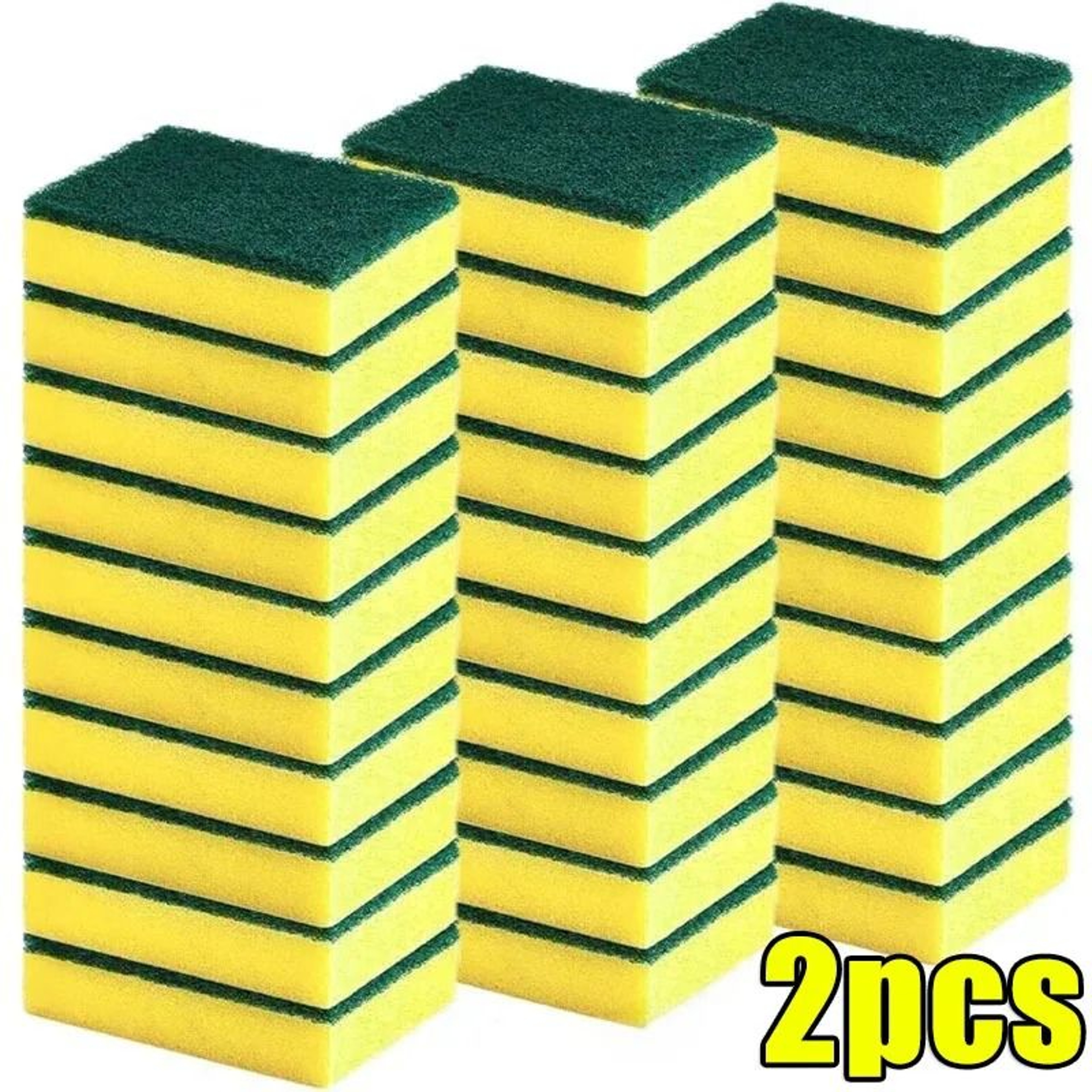 Kitchen Scouring Sponge Pad Set 7