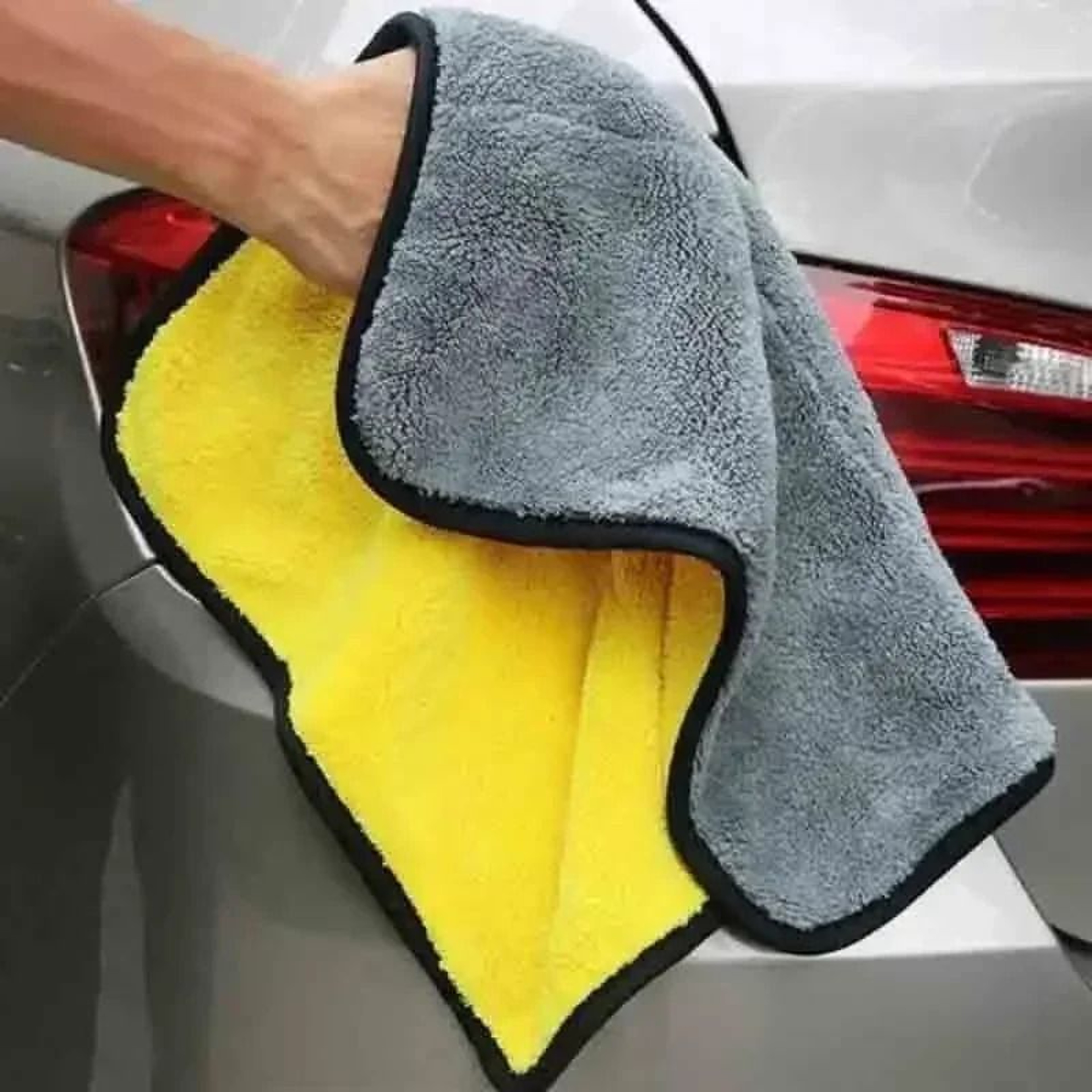 Thick Microfiber Car Cleaning Towels Soft Drying Cloths 1