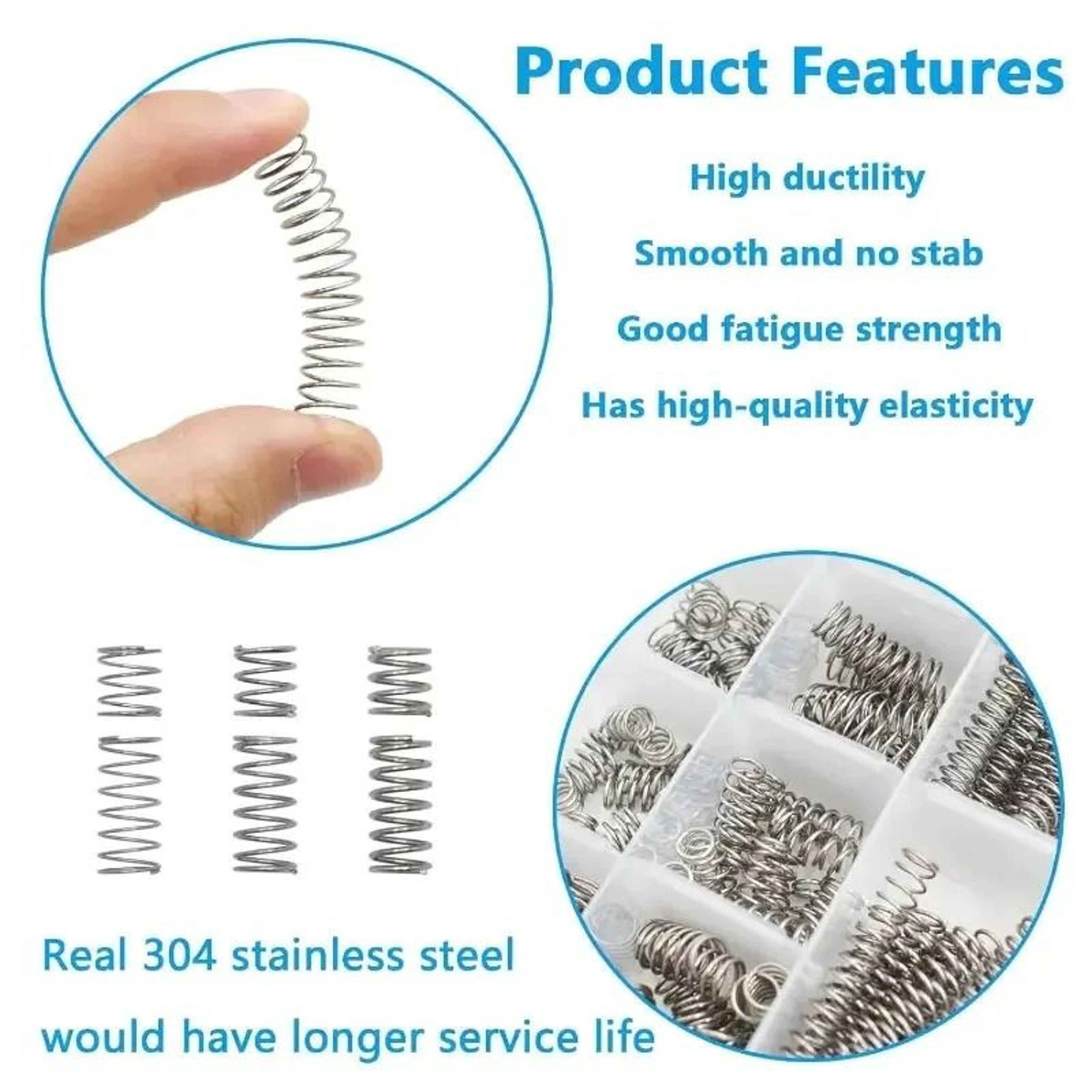 304 Stainless Steel Compression Spring Assortment Kit 2