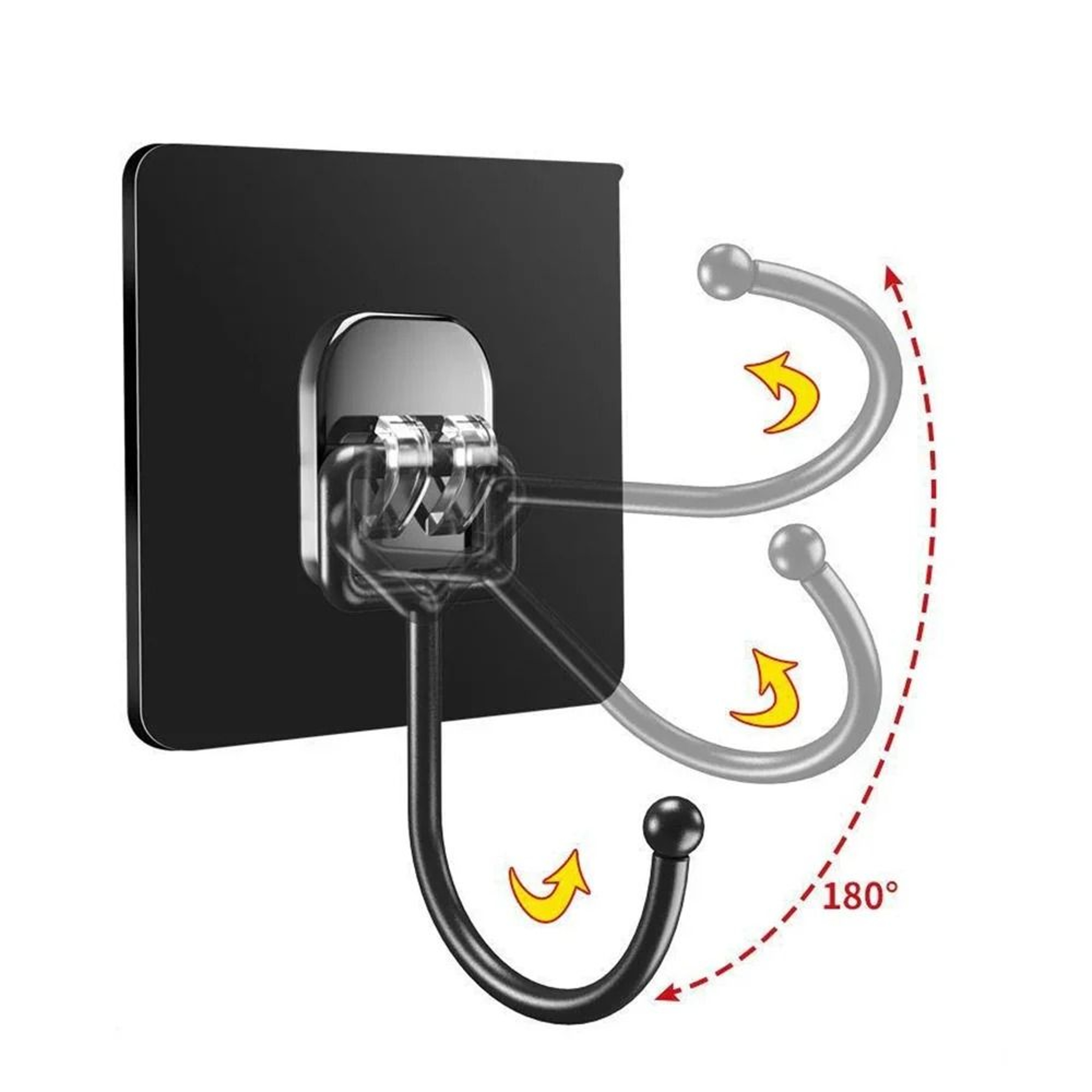 Self Adhesive Wall Hooks For Kitchen Bathroom Storage 1