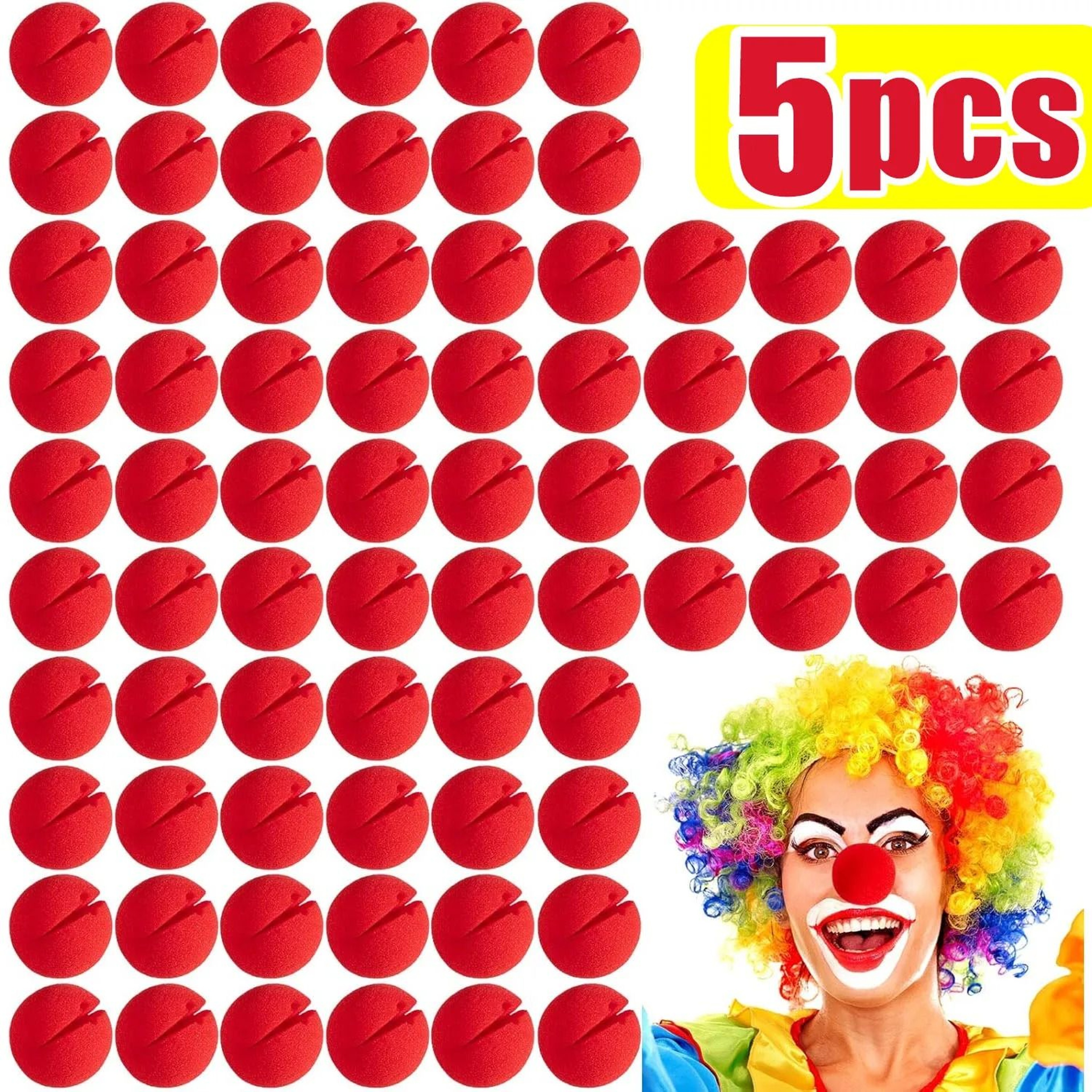Red Foam Clown Nose Balls For Costumes And Parties 8