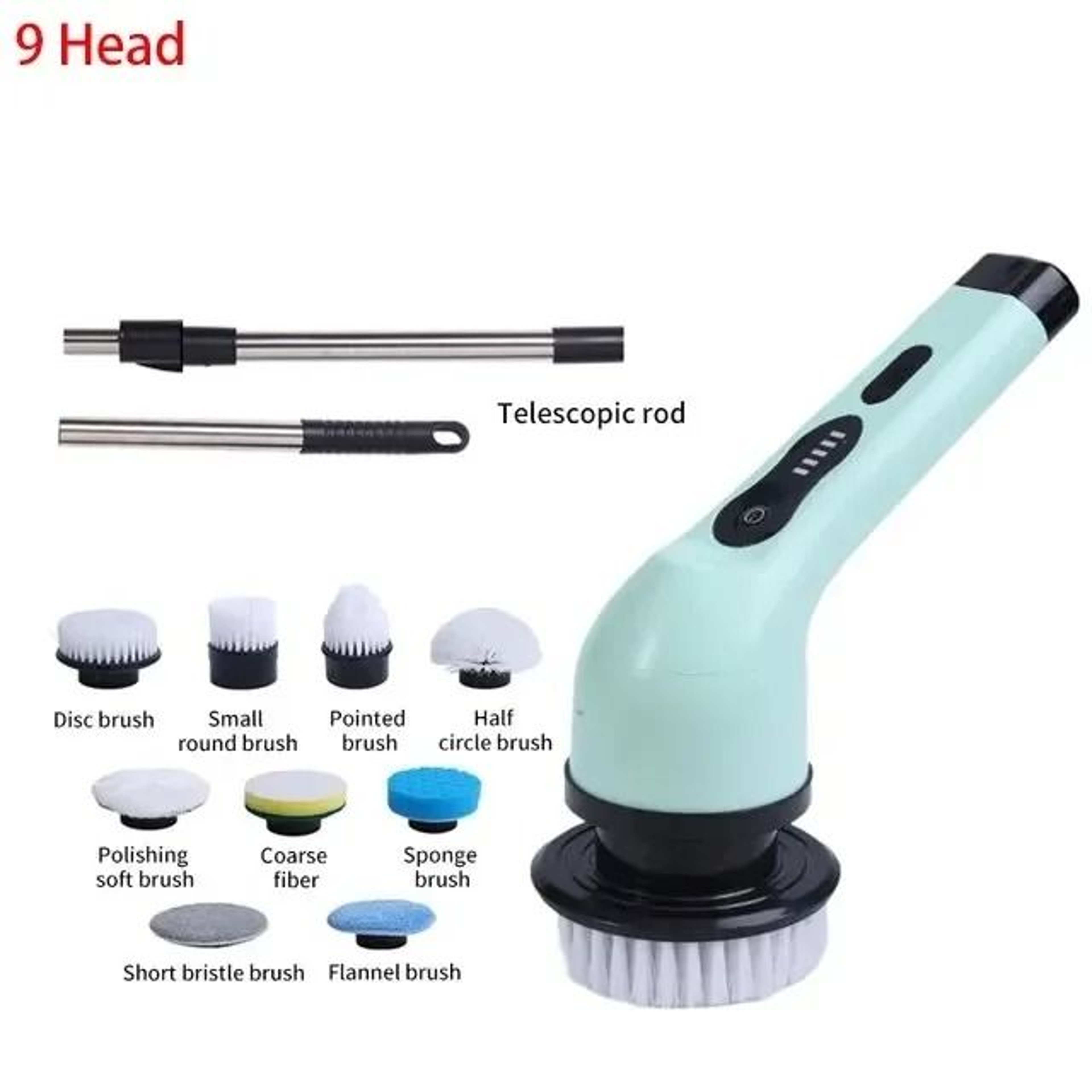 Wireless Electric Cleaning Brush Multifunction Rotating Scrubber 7